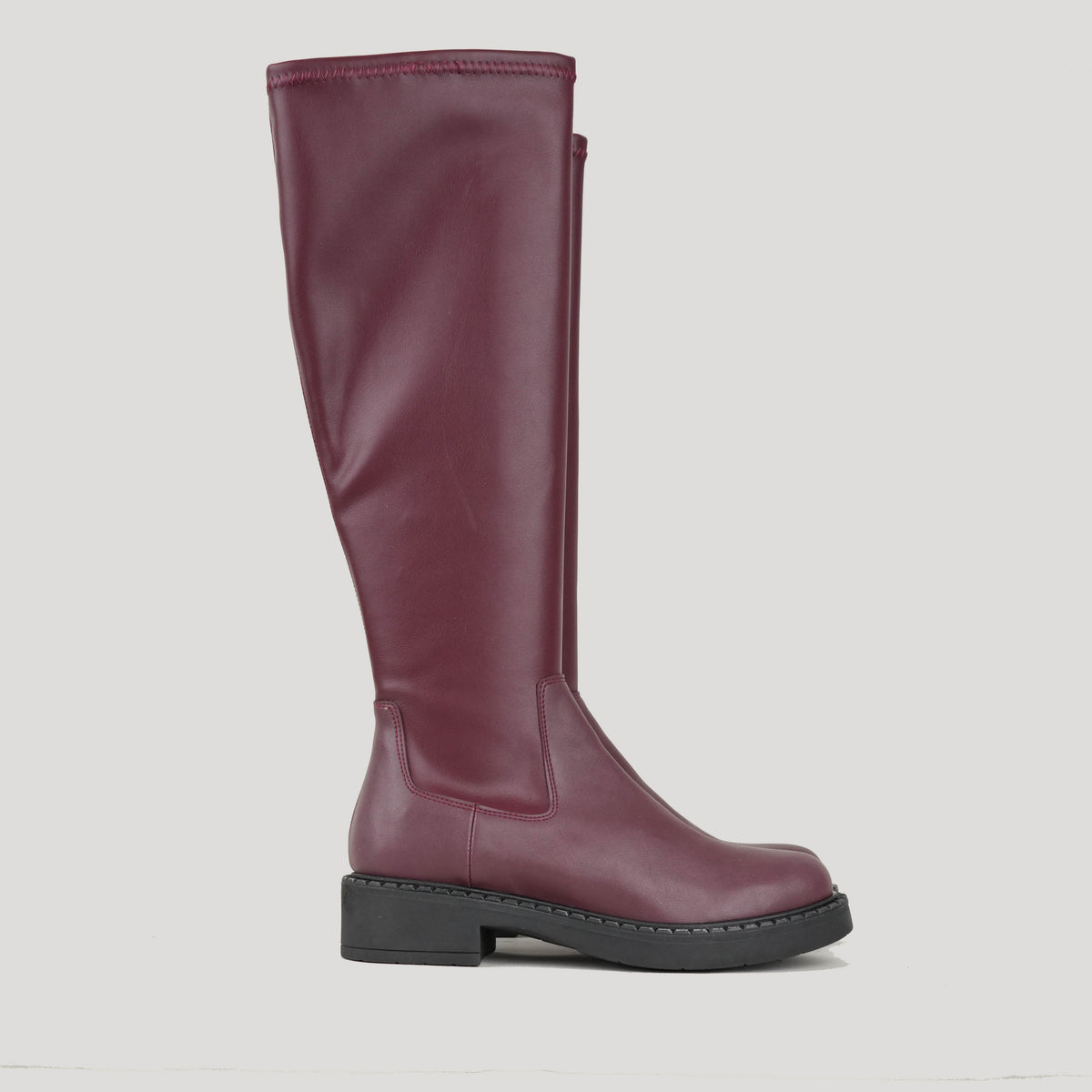 Sample - Bea Vegan Wine - Size 37 UK4 Flat Boot by Esska
