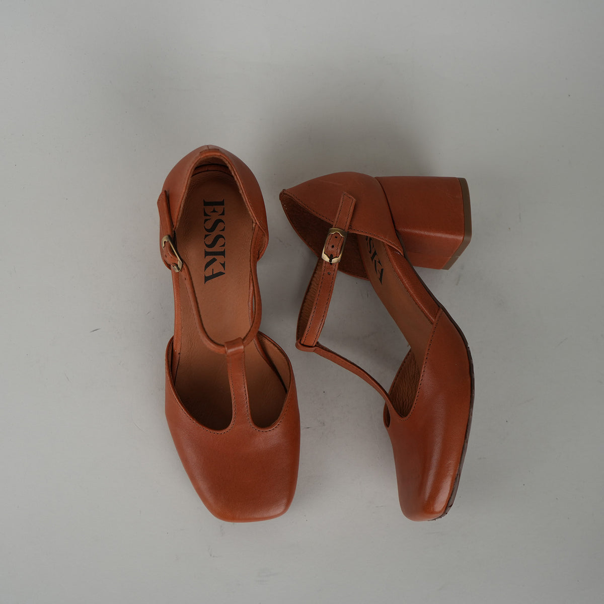 Sample - Joy Tan - Size 37 UK4 Mid Shoe by Esska
