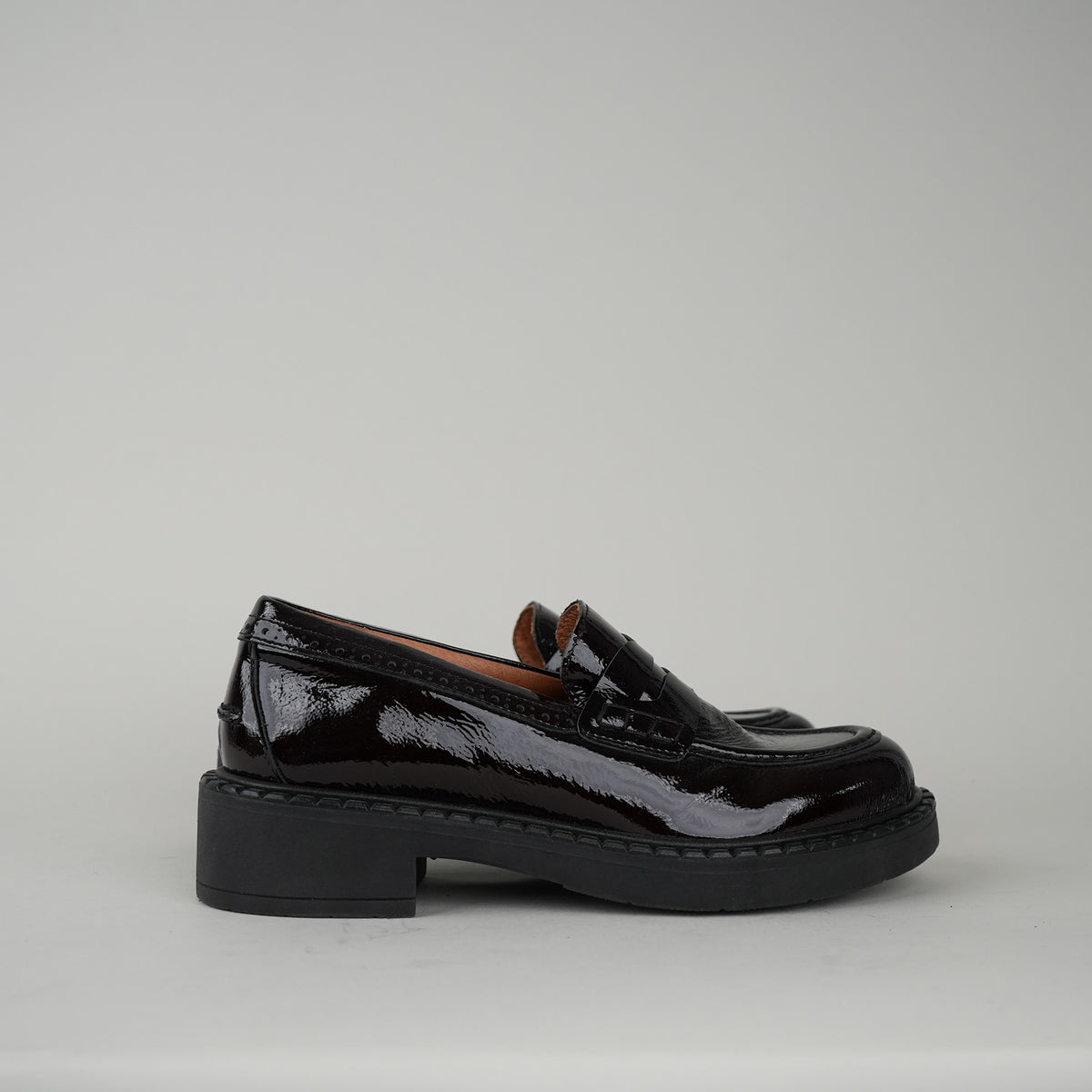Sample - Ben Wine Patent - Size 37 UK4 Flat Shoe by Esska