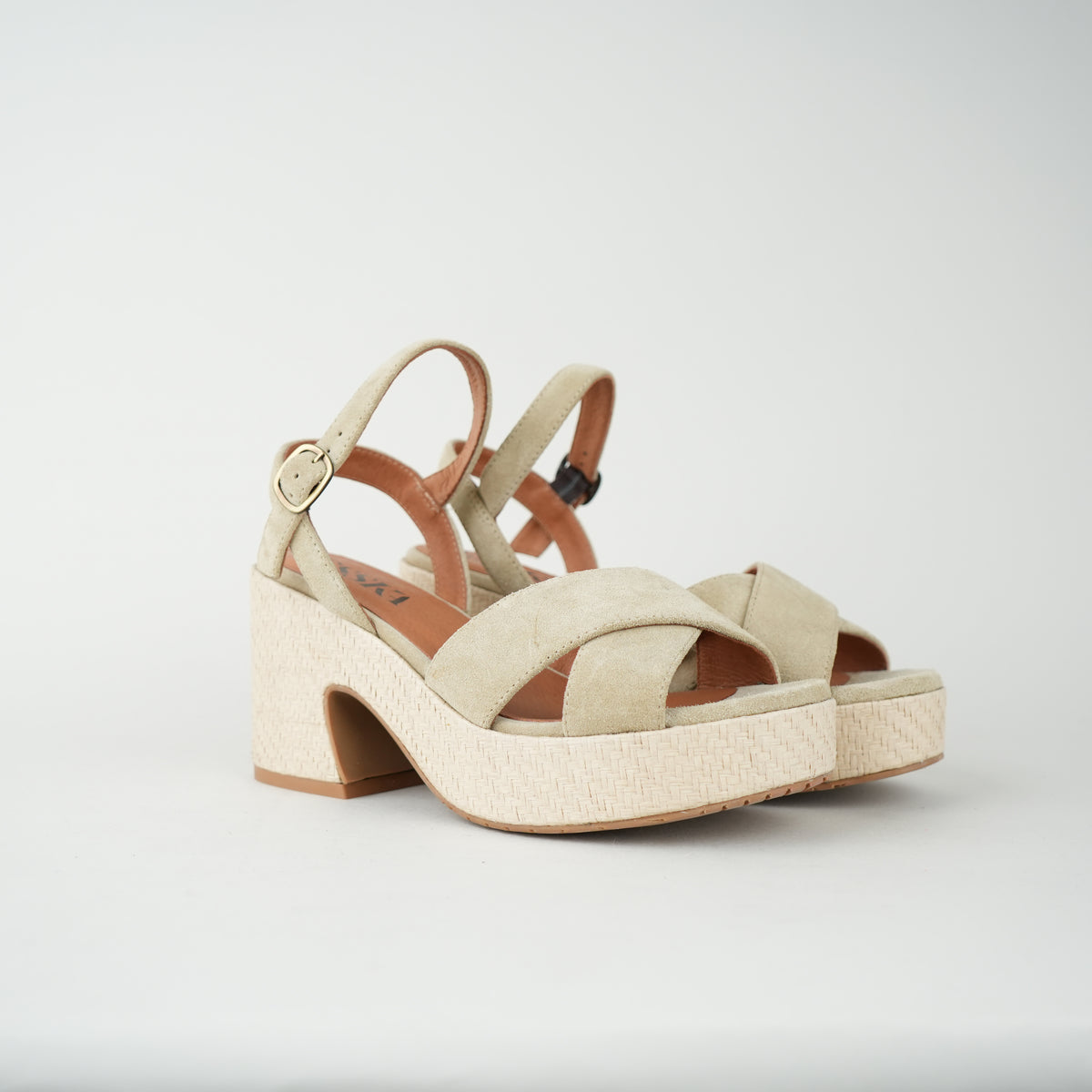 Sample - Becca Stone - Size 37 UK4 Mid Sandal by Esska