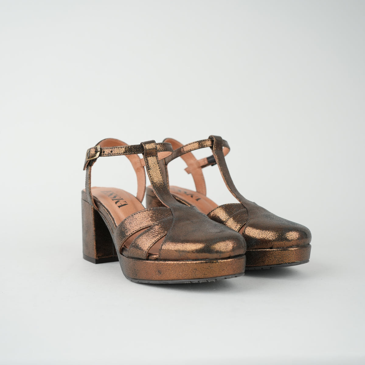 Sample - Celeste Bronze - Size 37 UK4 Mid Shoe by Esska