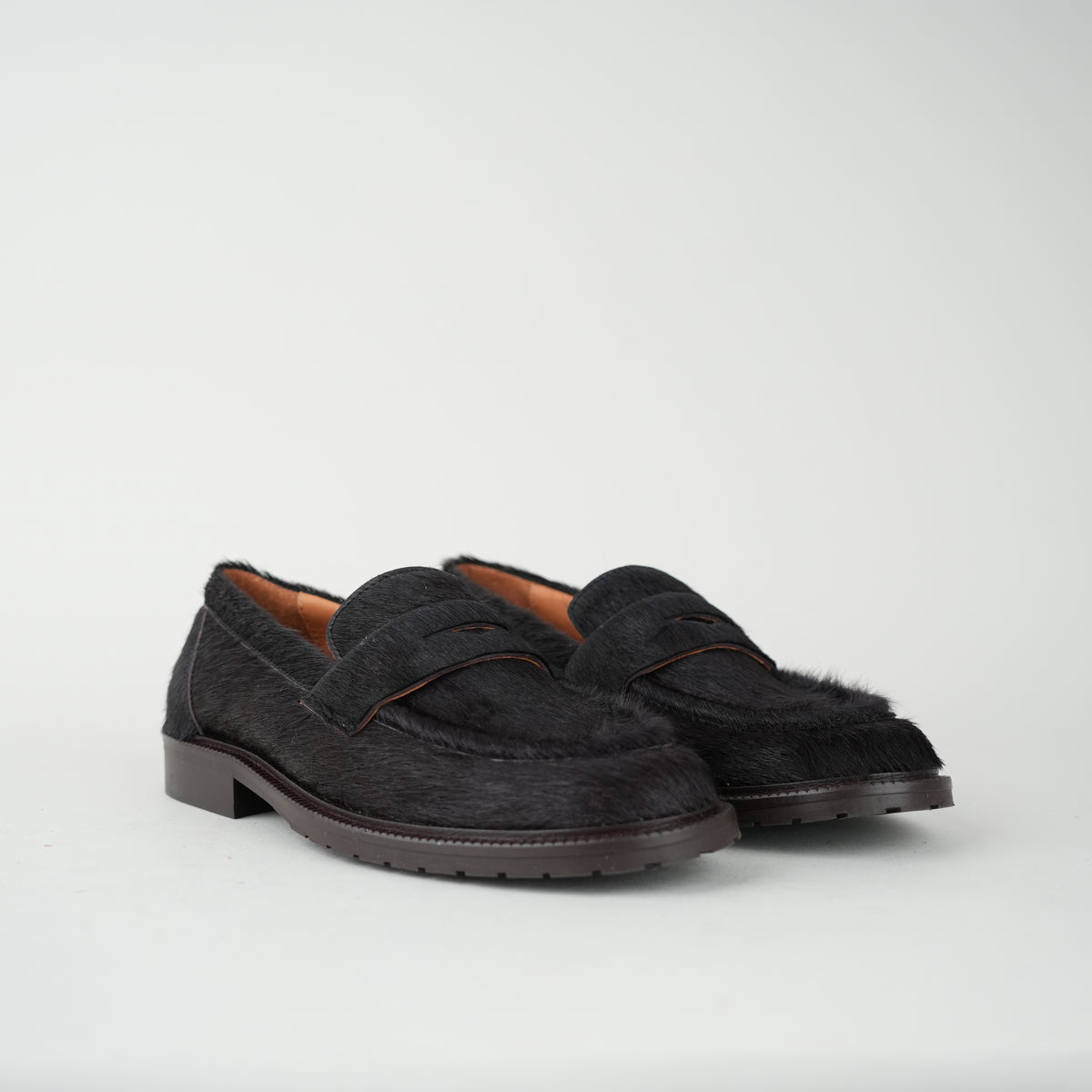 Sample - Kath Brown Pony - Size 37 UK4 Flat Shoe by Esska