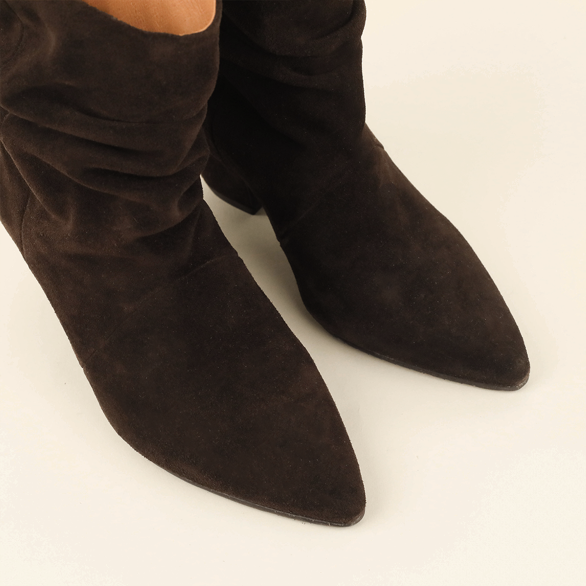 Ember Dark Brown Mid Boot by Esska