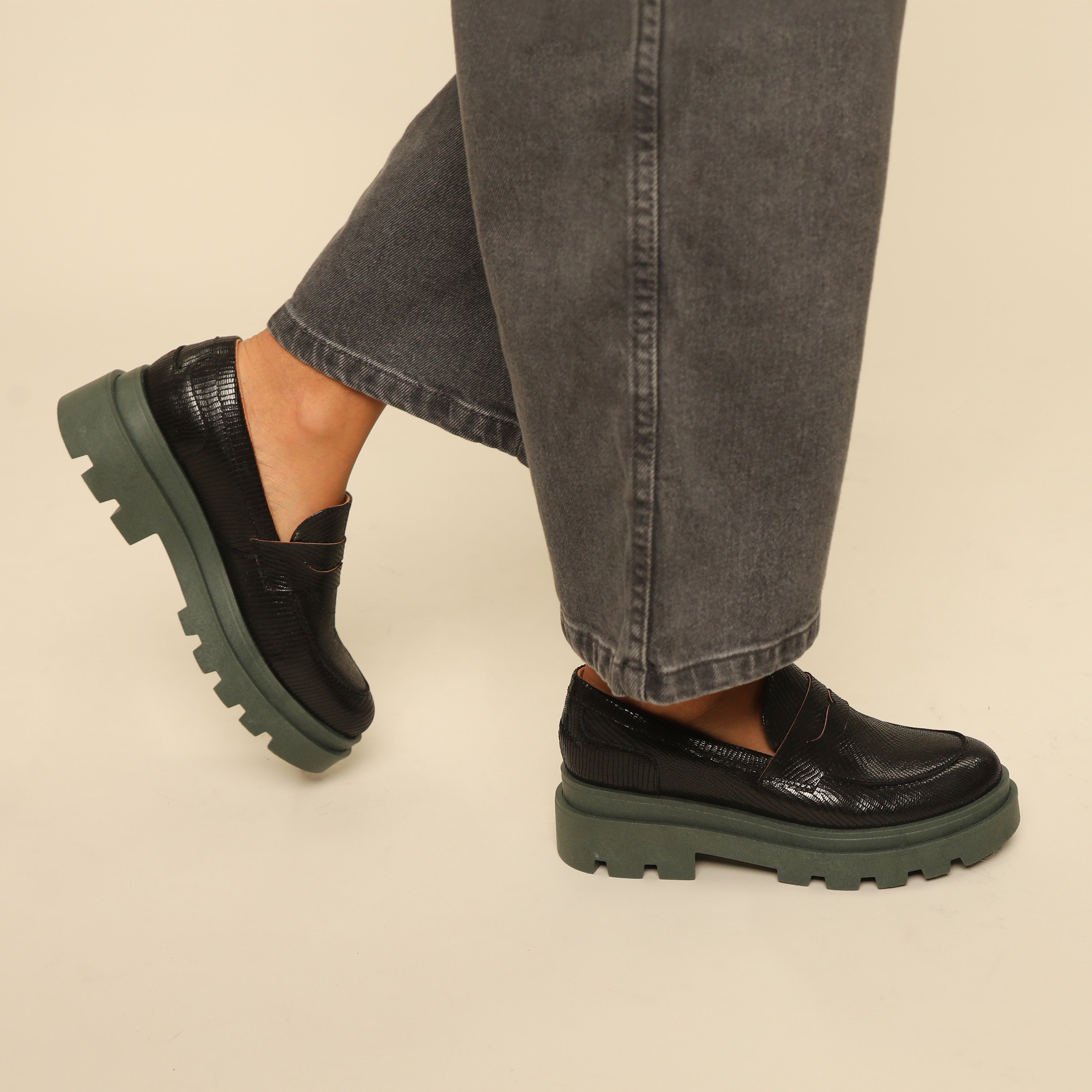 Emily Black Metallic