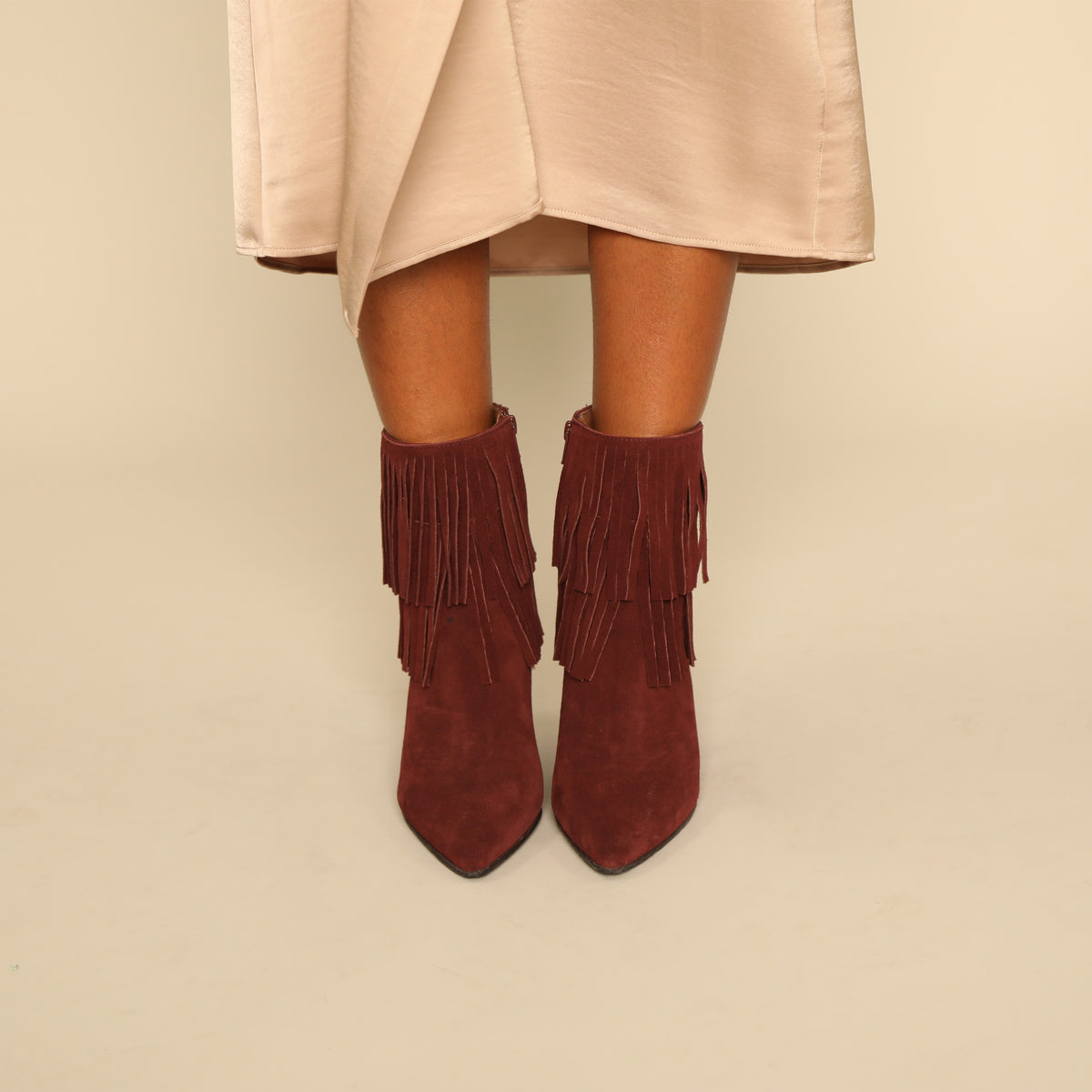 Esme Rust Mid Boot by Esska