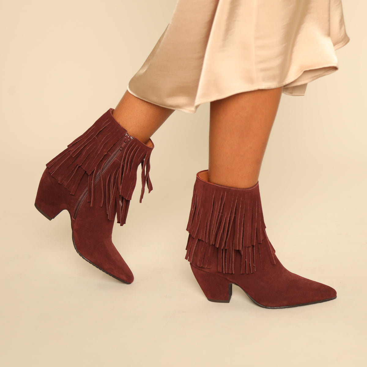 Esme Rust Mid Boot by Esska