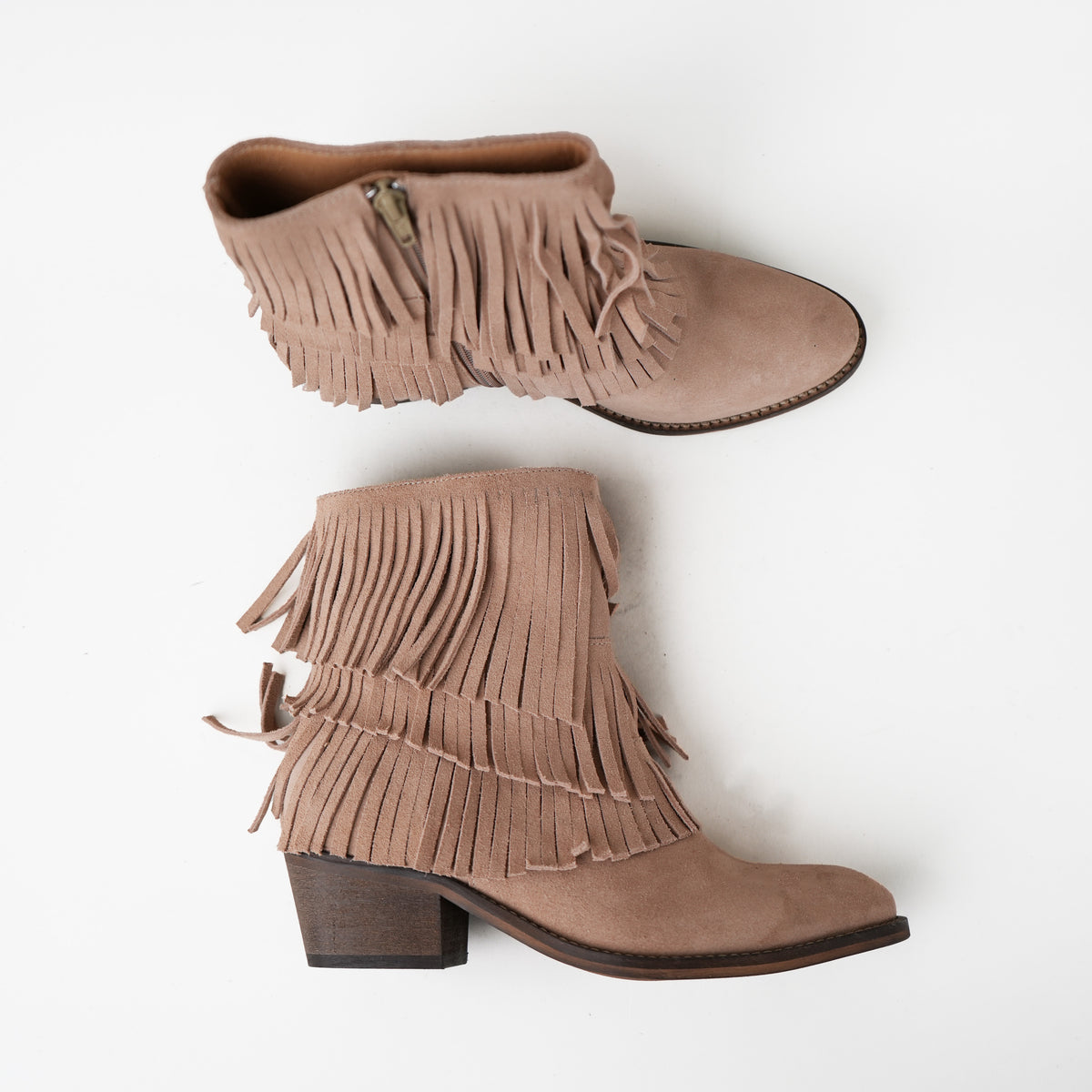 Sample - Felicity Nude Suede - Size 37 (UK4)