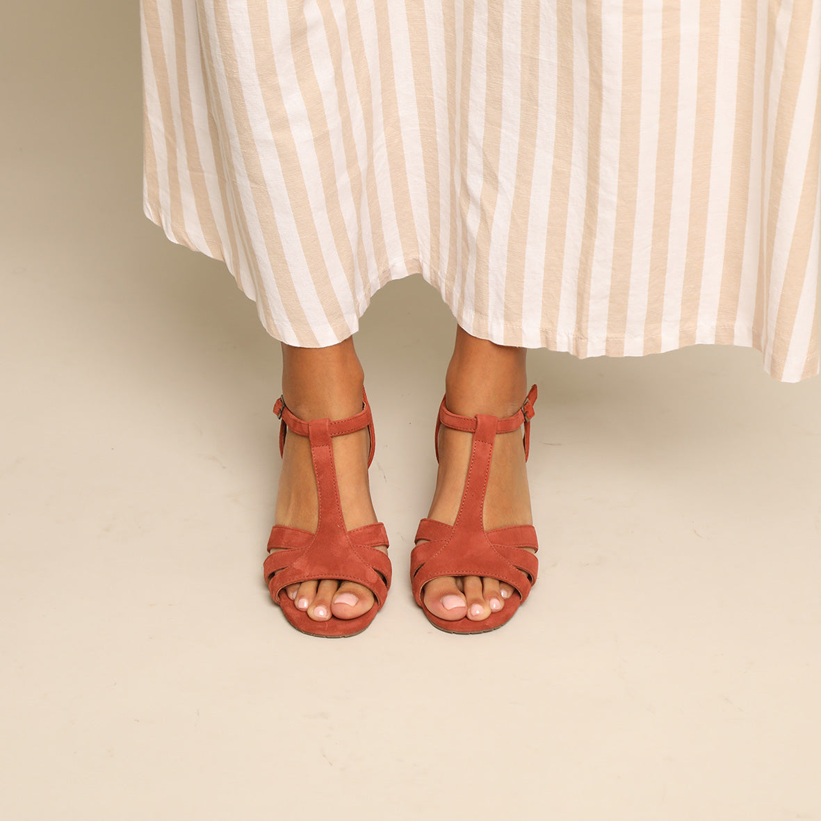 Gabby Rust Low Sandal by Esska
