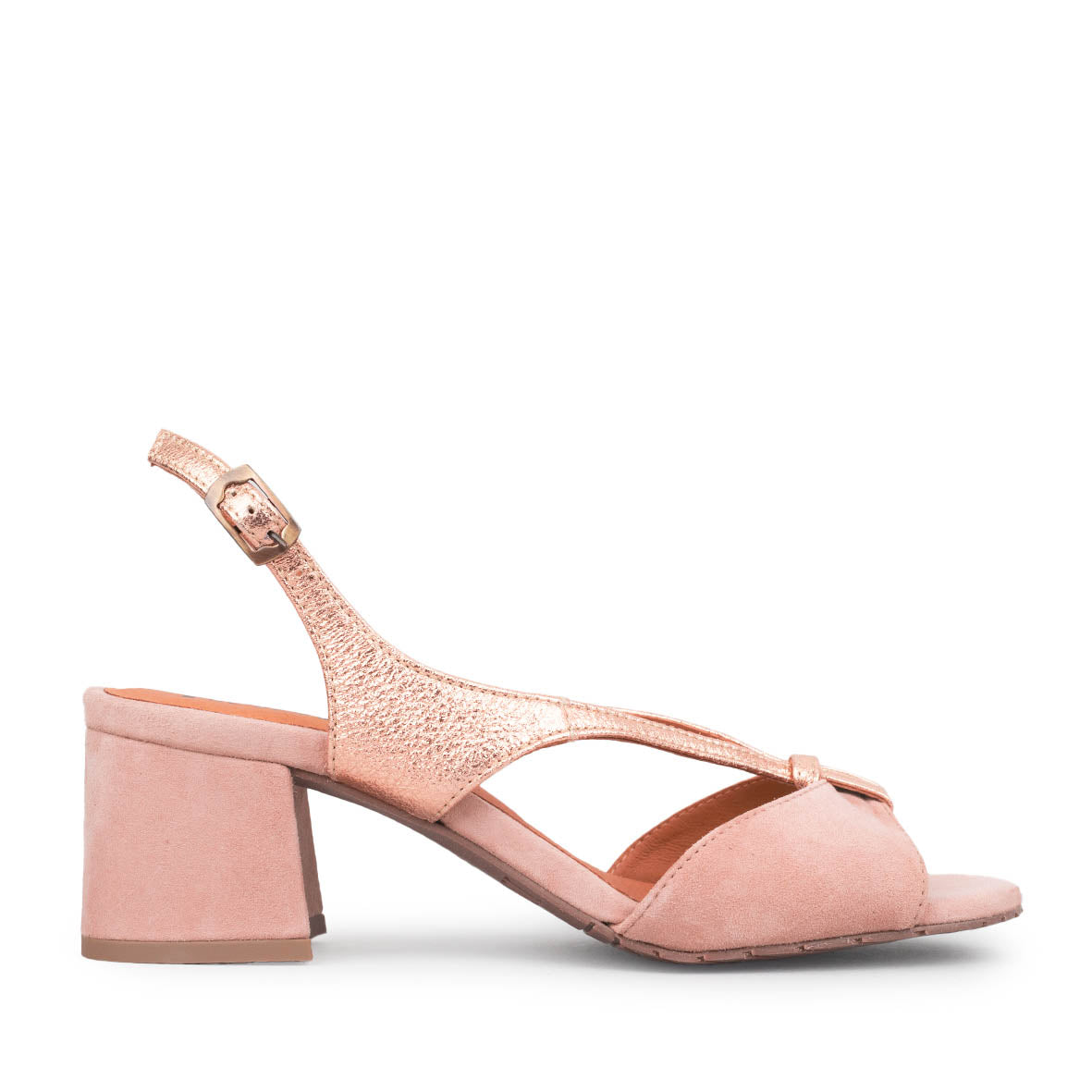 Gemma Light Dusty Pink Low Sandal by Esska