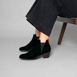 Ginny VEGAN VELVET Green