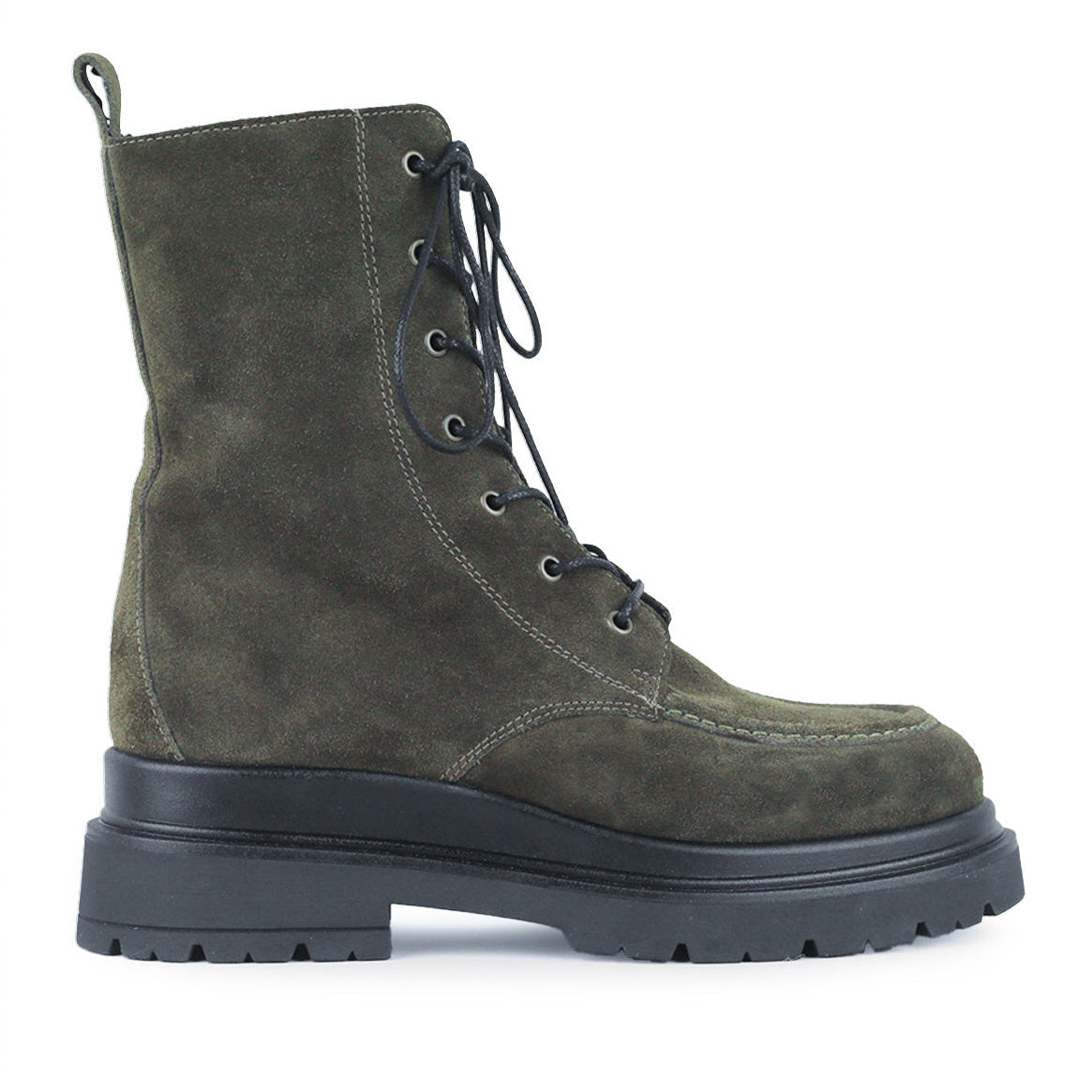 Hayes Khaki Flat Boot by Esska