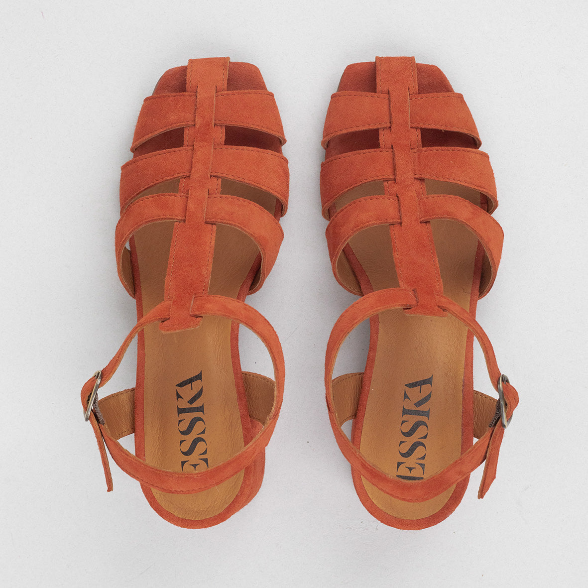 Jenny Rust Mid Sandal by Esska