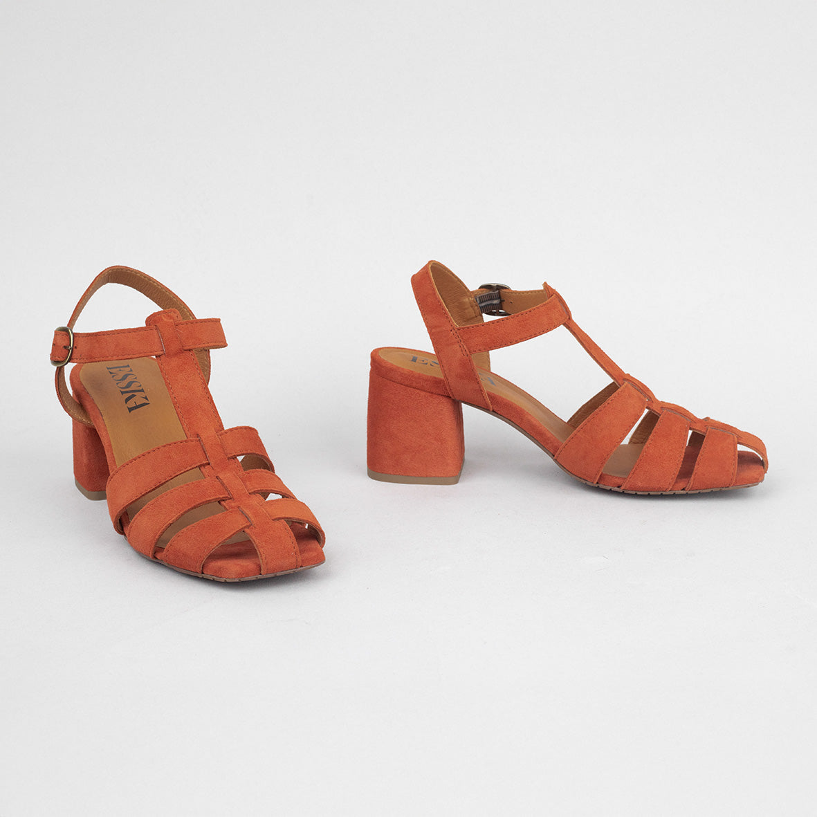 Jenny Rust Mid Sandal by Esska
