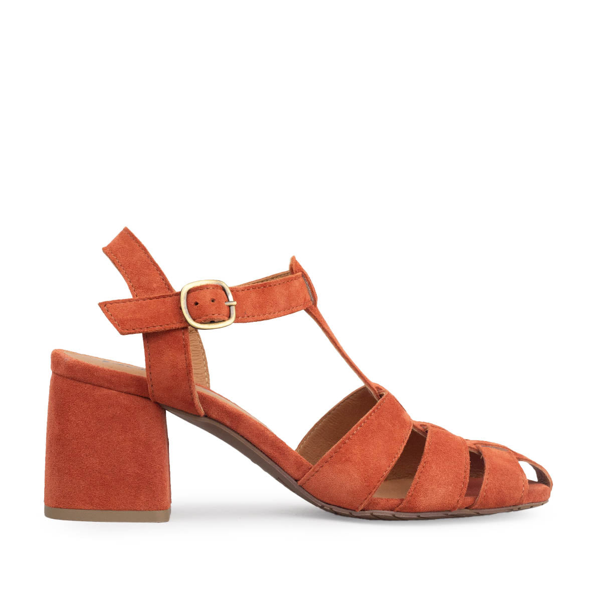 Jenny Rust Mid Sandal by Esska