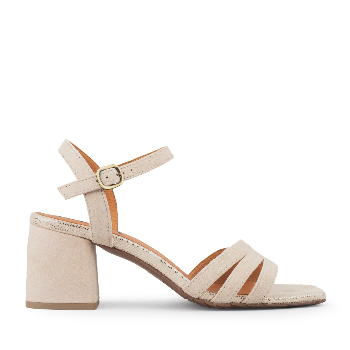 Joanne WIDE Stone Mid Sandal by Esska