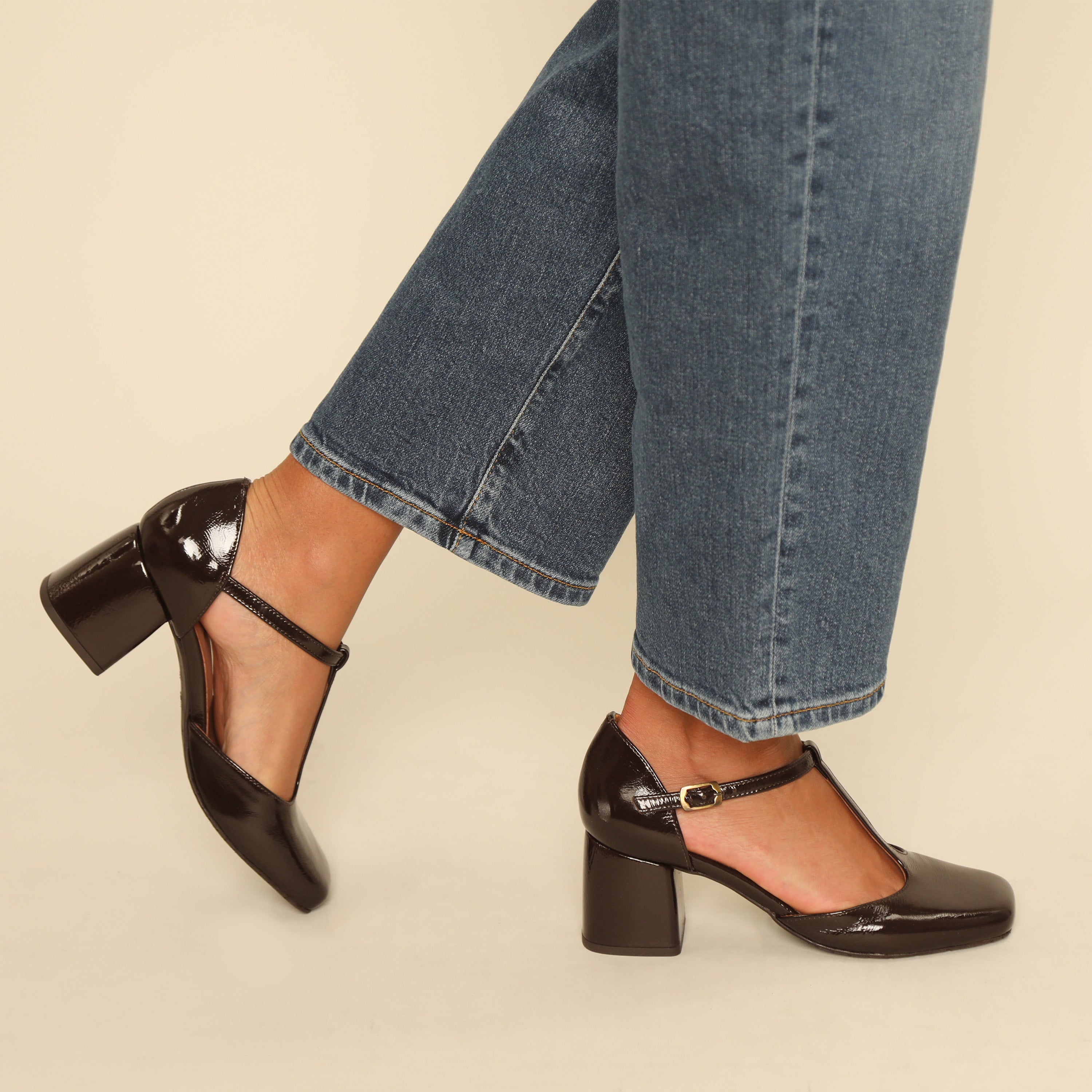 Joy Patent Dark Brown