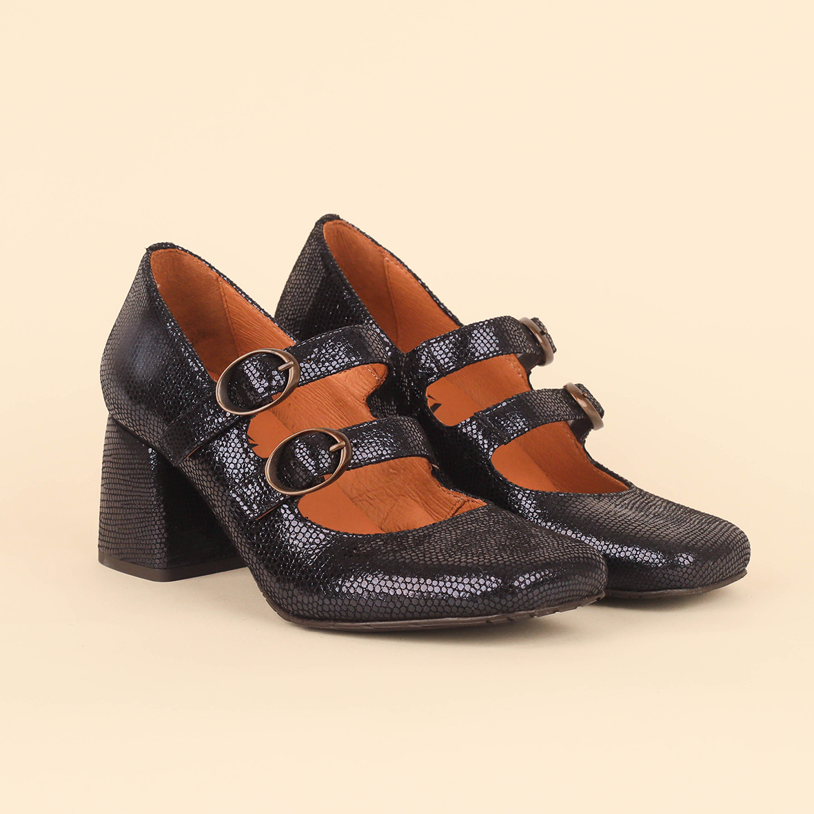 Julia Metallic Navy