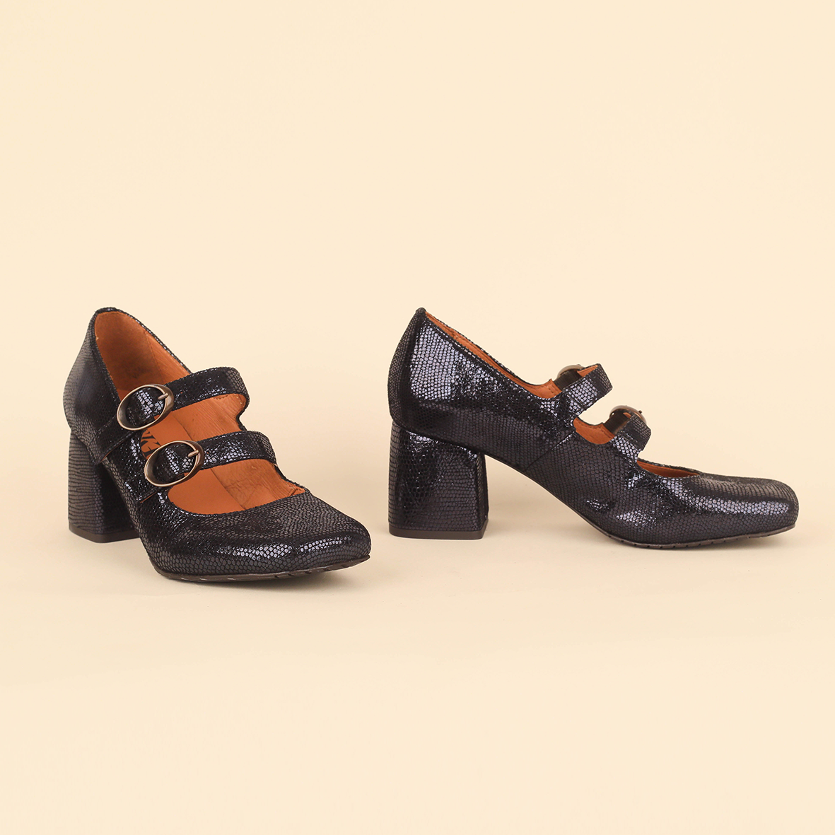 Julia Metallic Navy