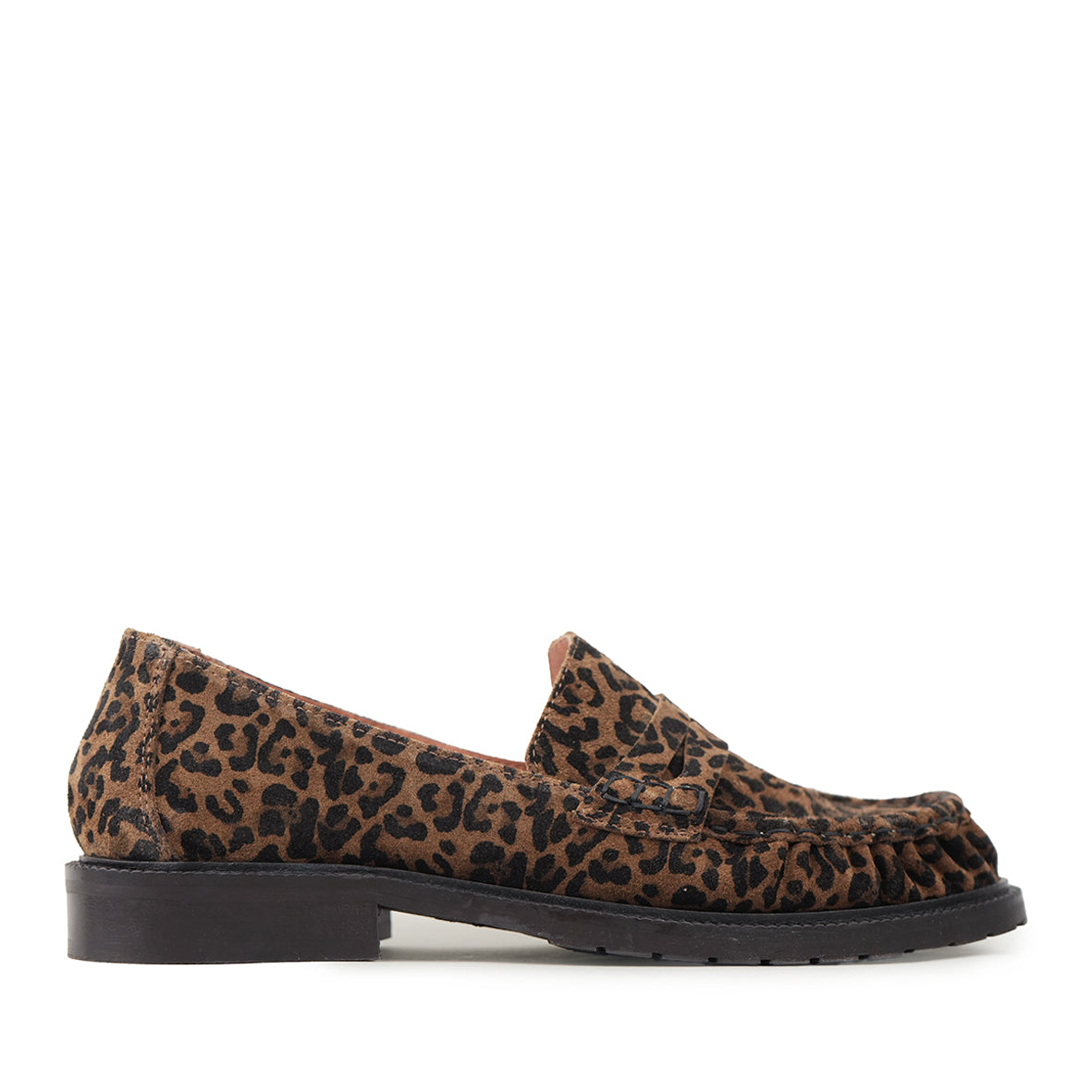 Katherine Leopard Flat Shoe by Esska
