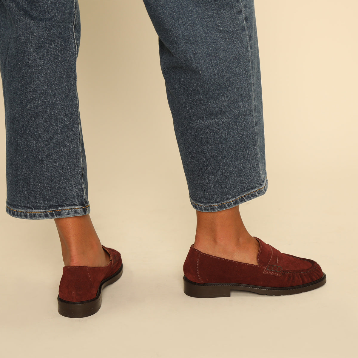 Katherine Rust Flat Shoe by Esska