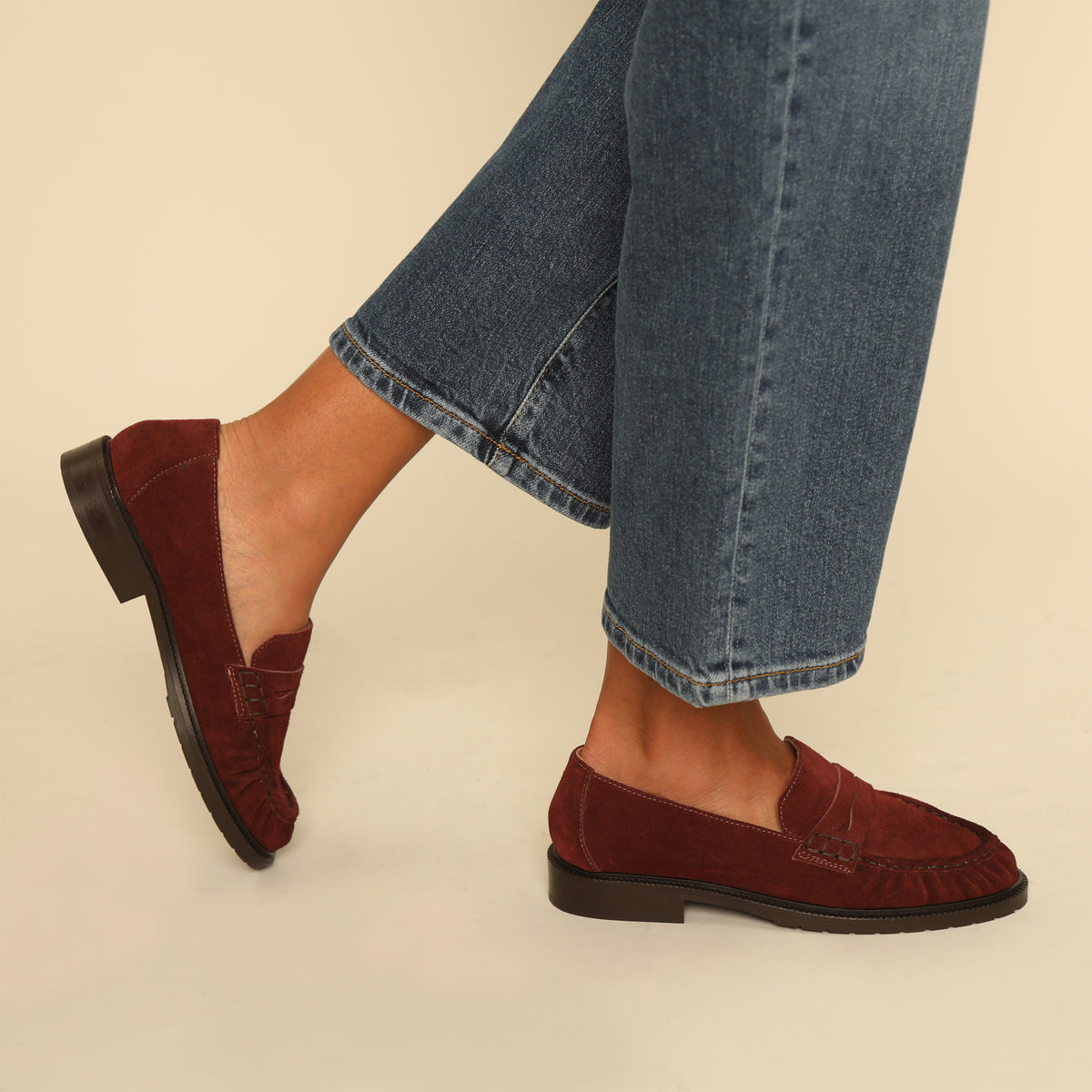 Katherine Rust Flat Shoe by Esska