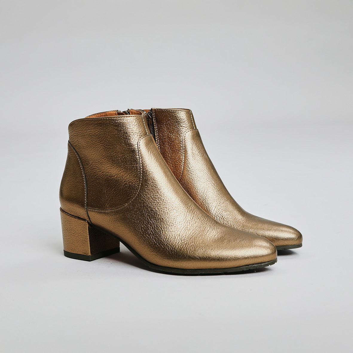 Kiana Metallic Mercury Low Boot by Esska