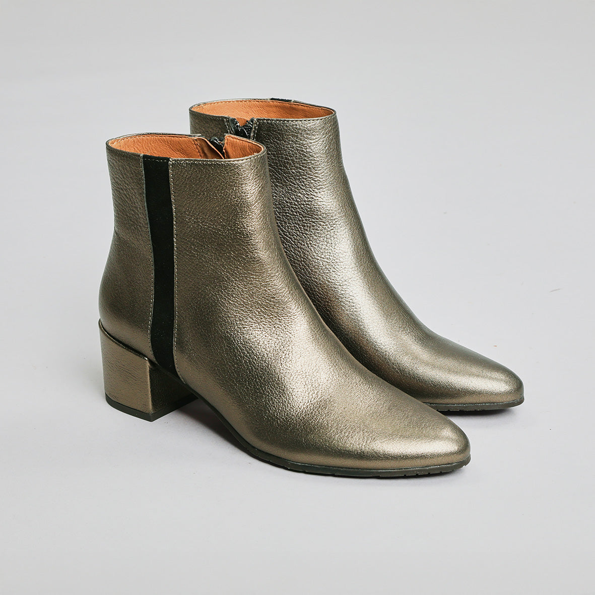 Kitty Metallic Graphito Low Boot by Esska Shoes Ltd