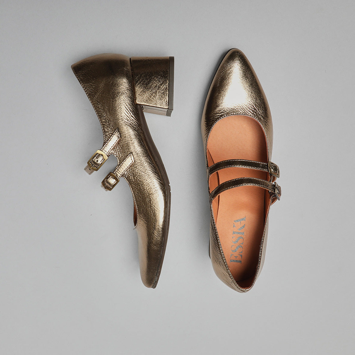 Laura Smoke Low Shoe by Esska