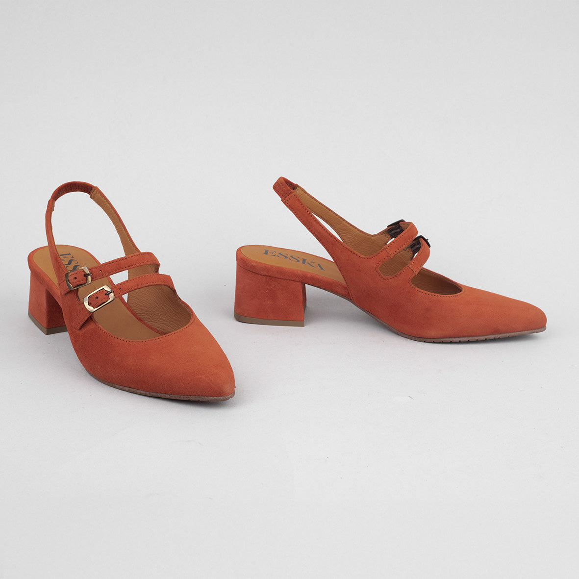 Layal Rust Low Shoe by Esska