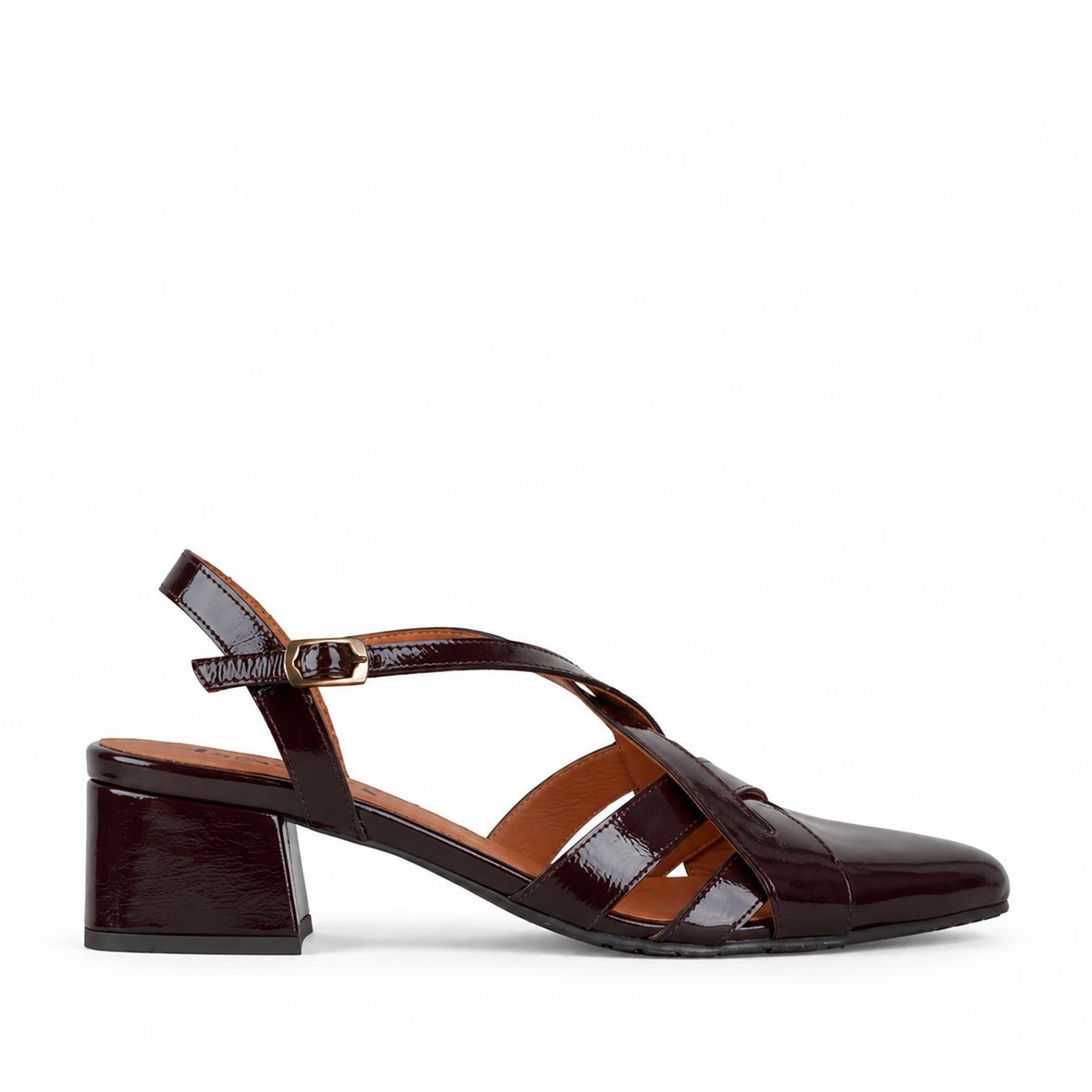 Lexi Patent Wine Low Shoe by Esska