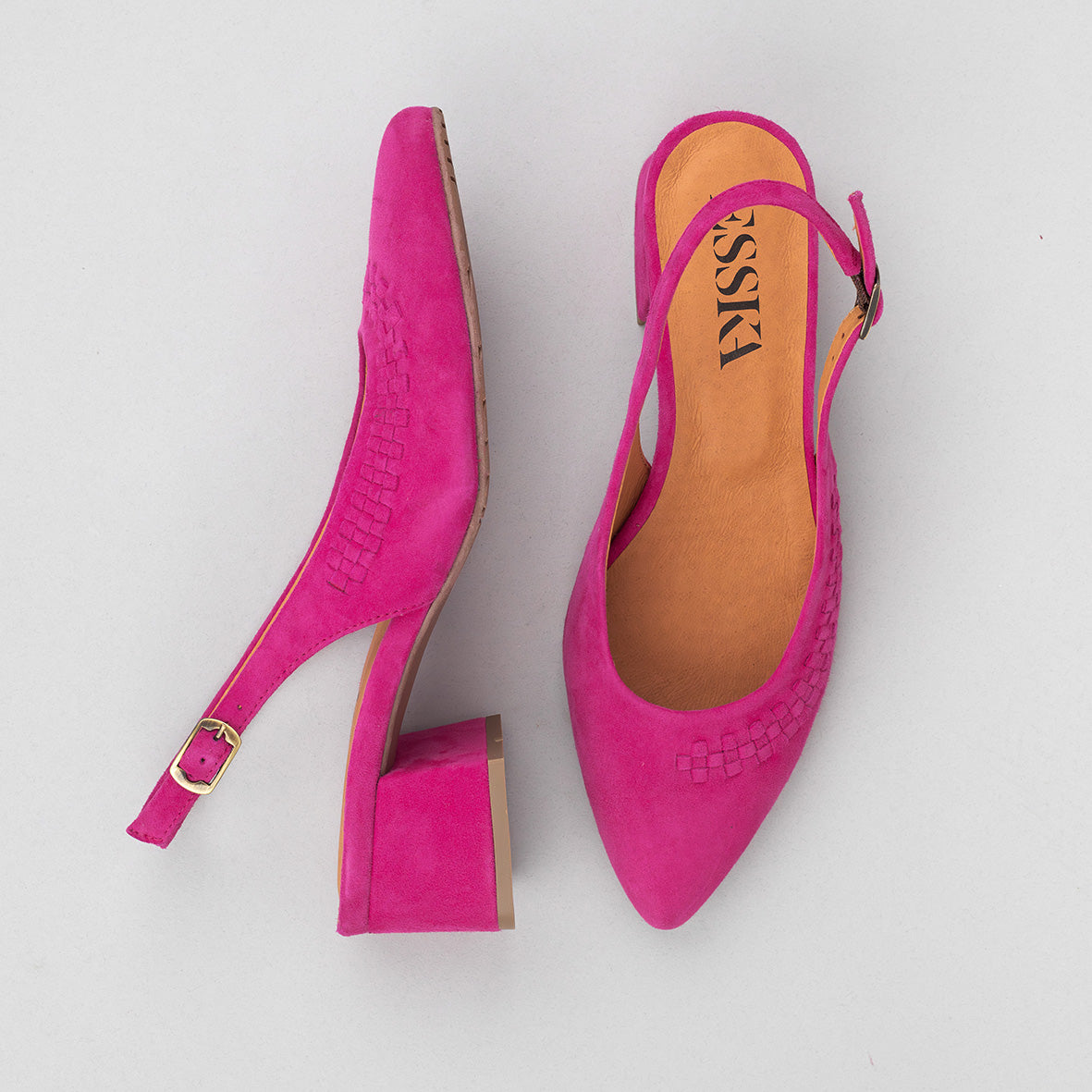 Lily Fuchsia Low Shoe by Esska