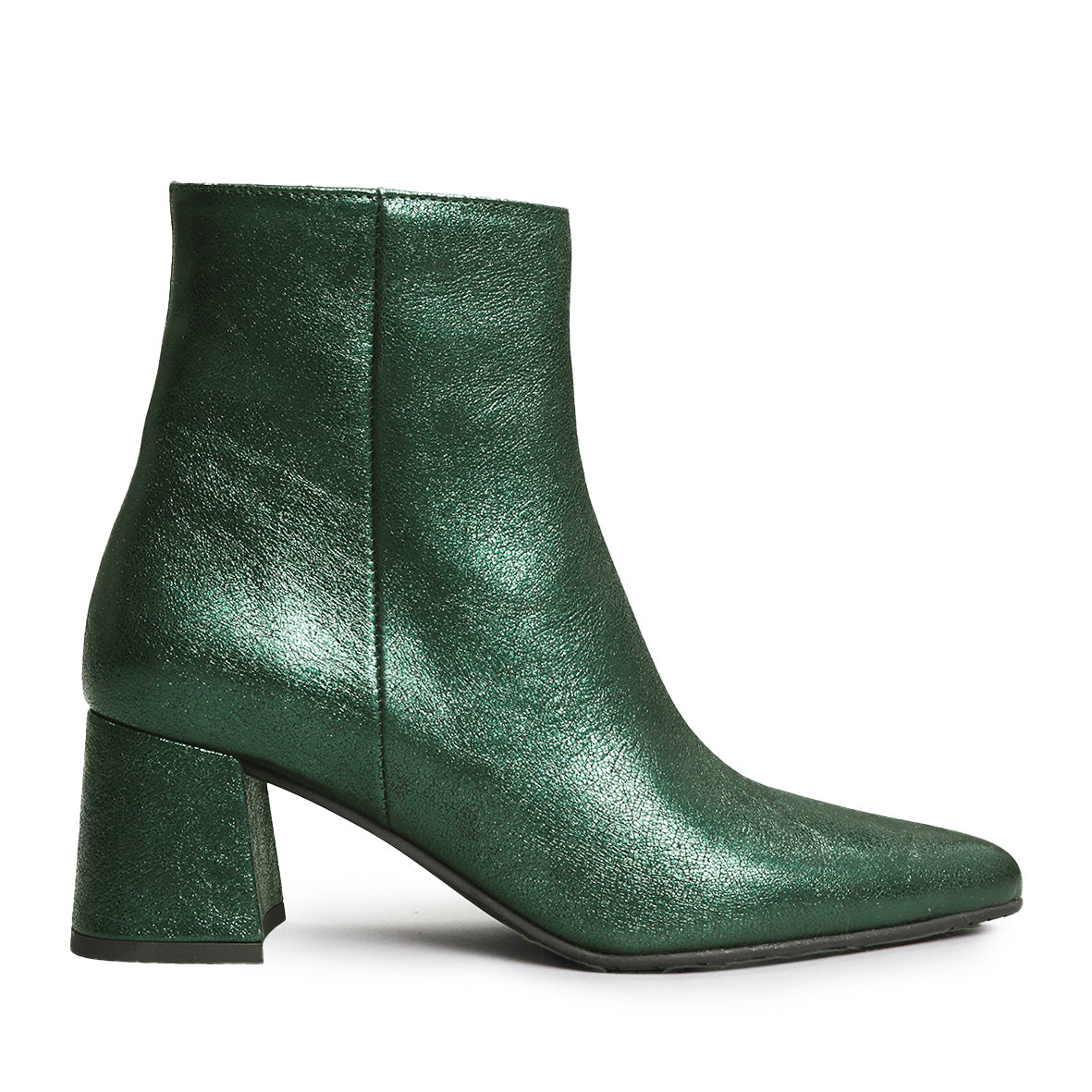Lorna Metallic Green Mid Boot by Esska