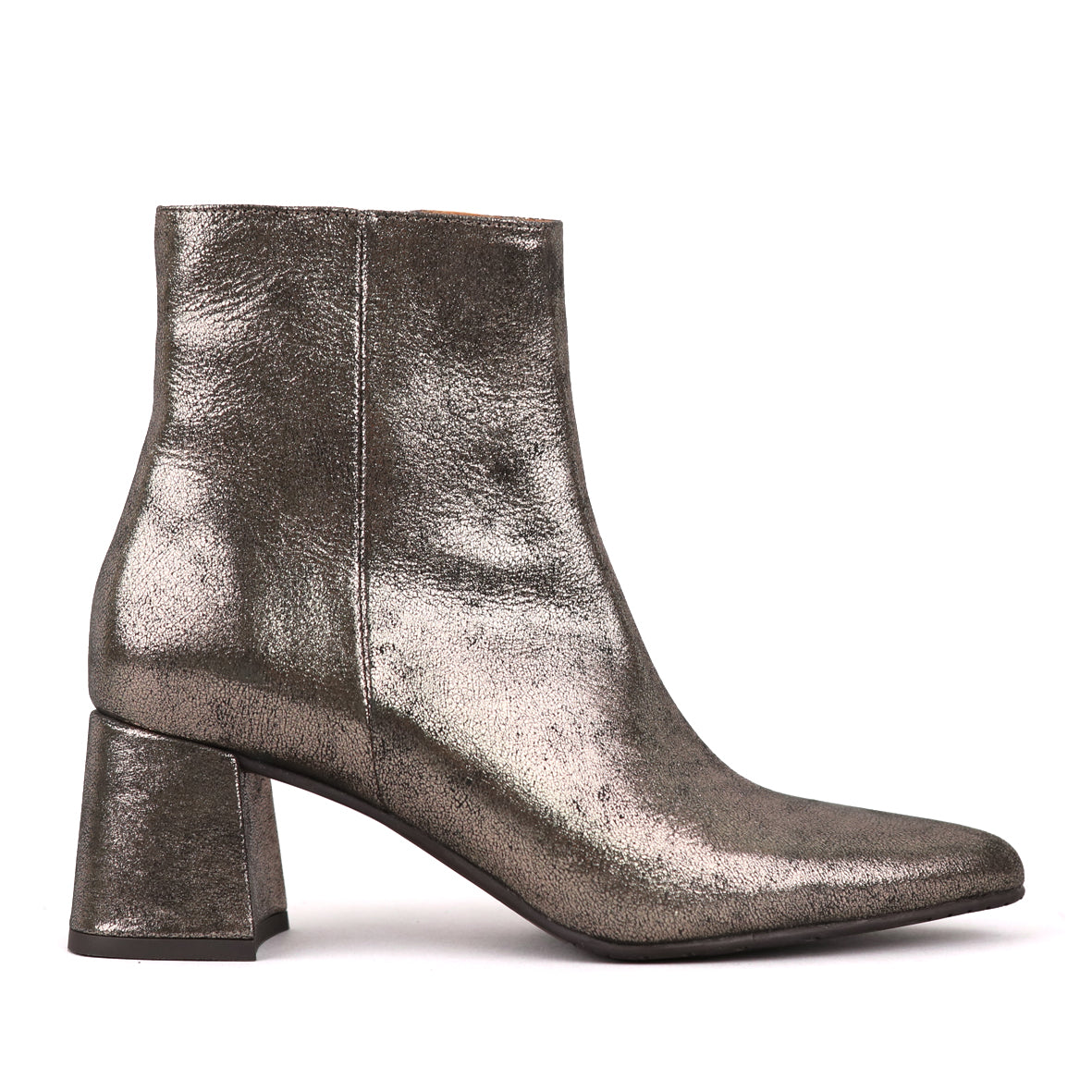 Lorna Metallic Iron Mid Boot by Esska