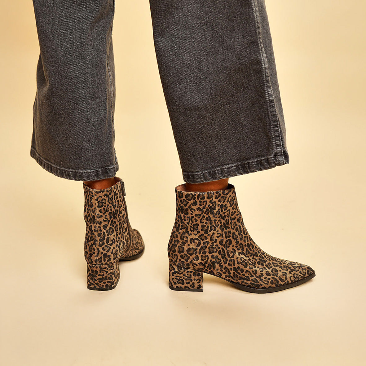 Luka Leopard Low Boot by Esska Shoes Ltd