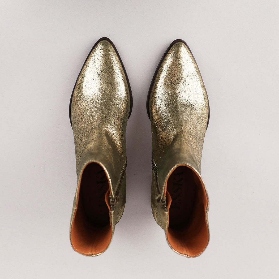 Luka Pale Gold Low Boot by Esska Shoes Ltd