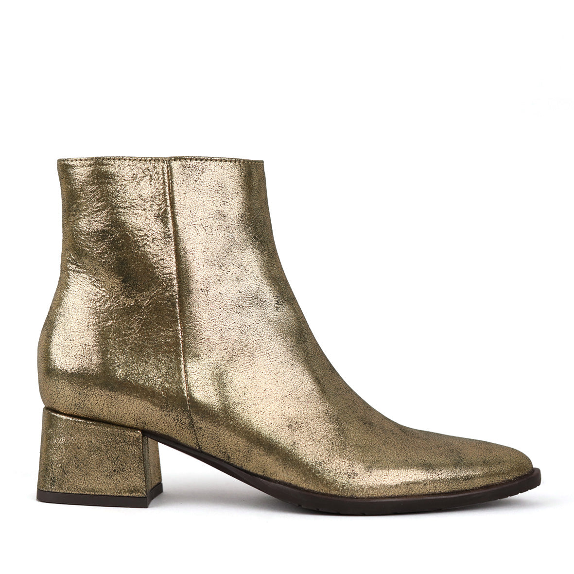 Luka Pale Gold Low Boot by Esska Shoes Ltd