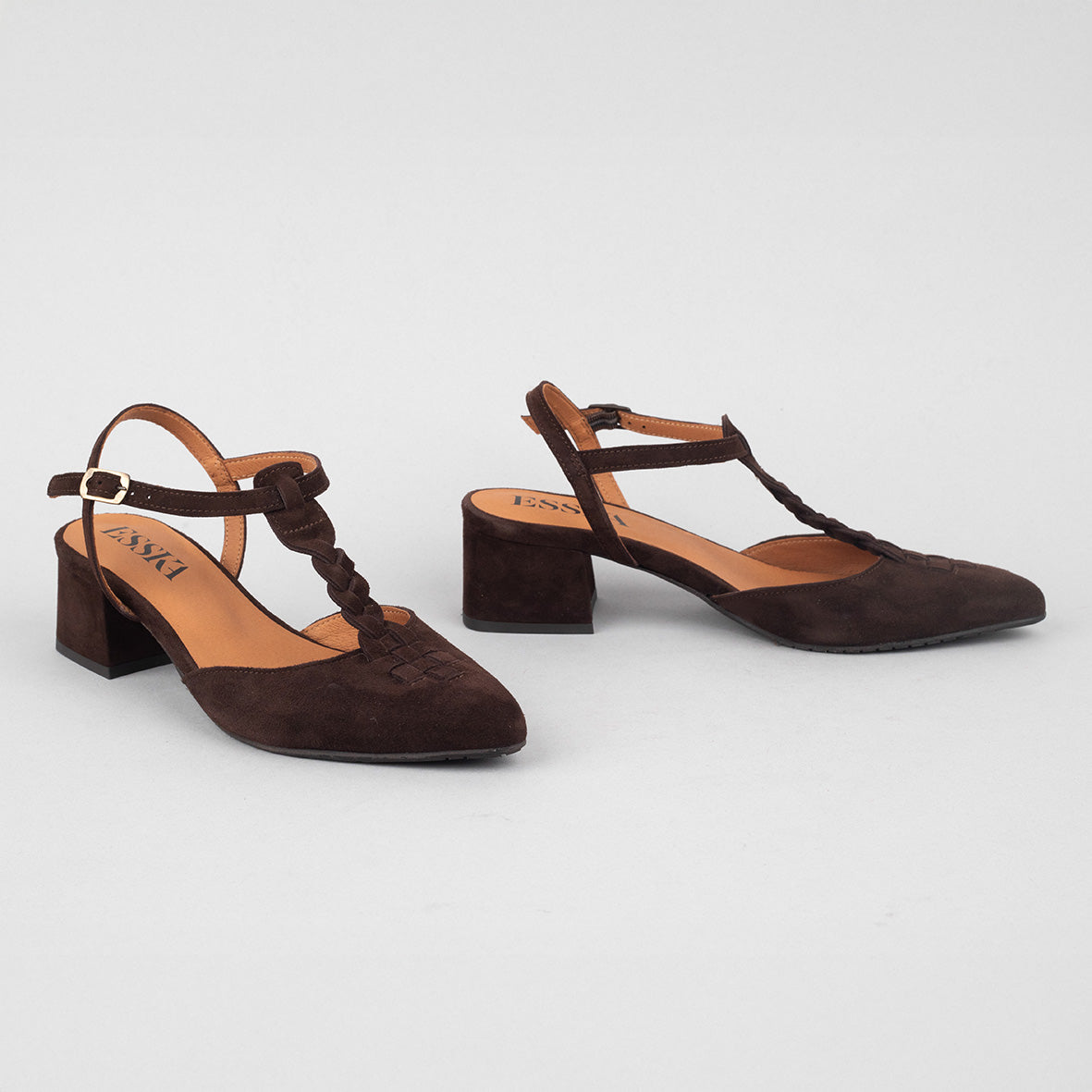 Lydia Chocolate Low Shoe by Esska