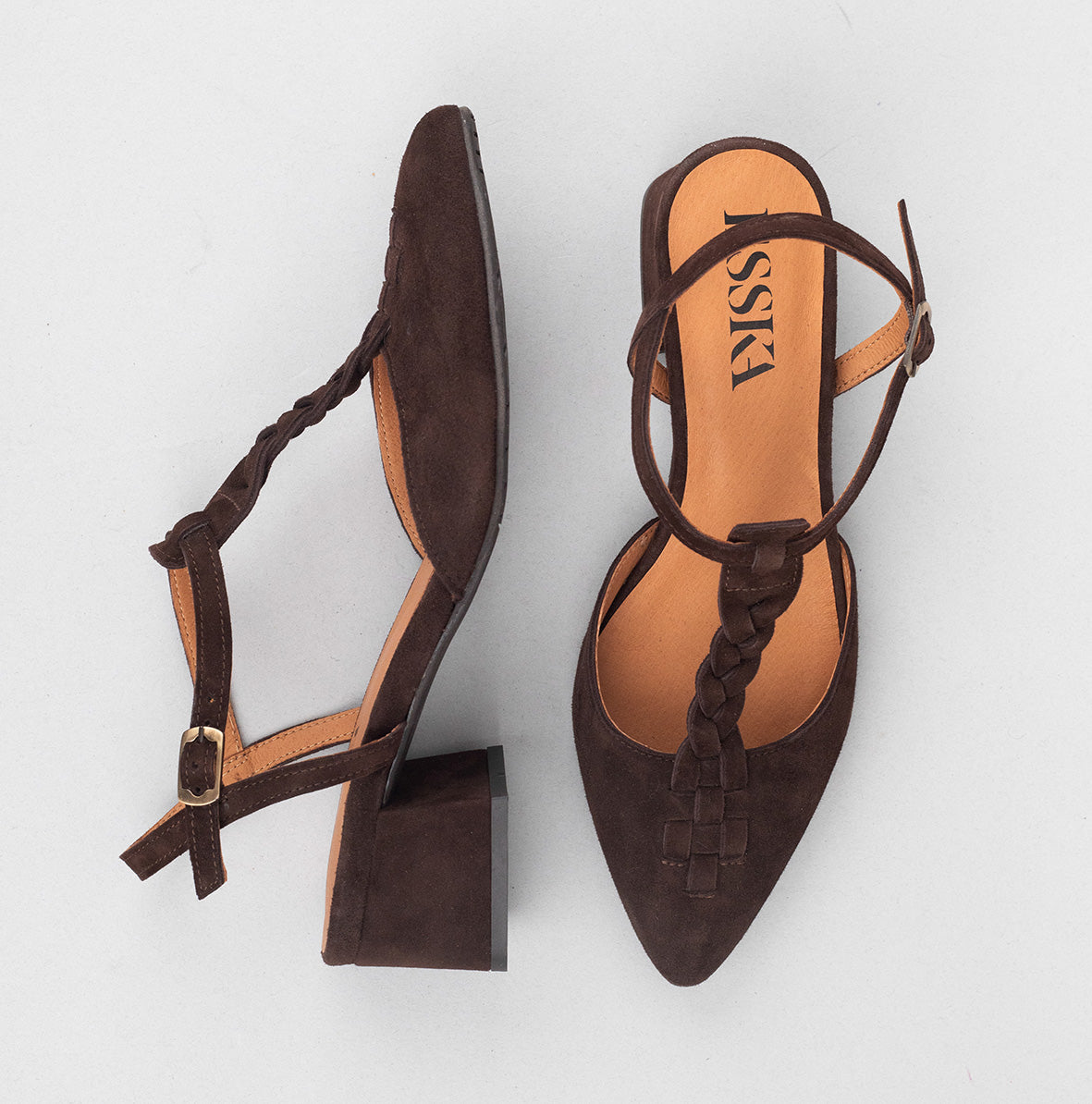 Lydia Chocolate Low Shoe by Esska