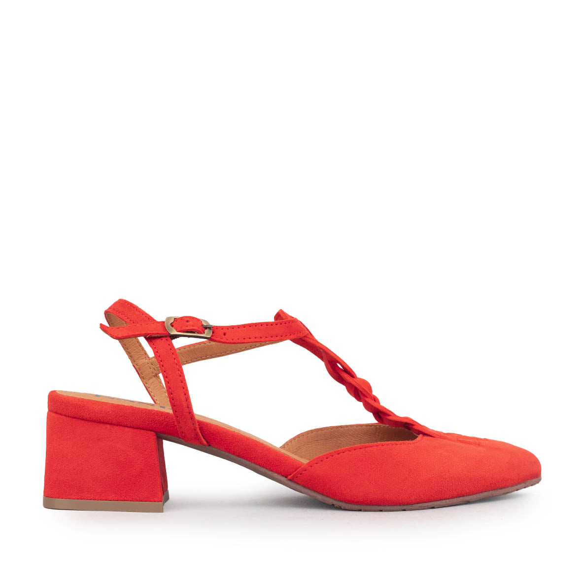 Lydia Red Low Shoe by Esska