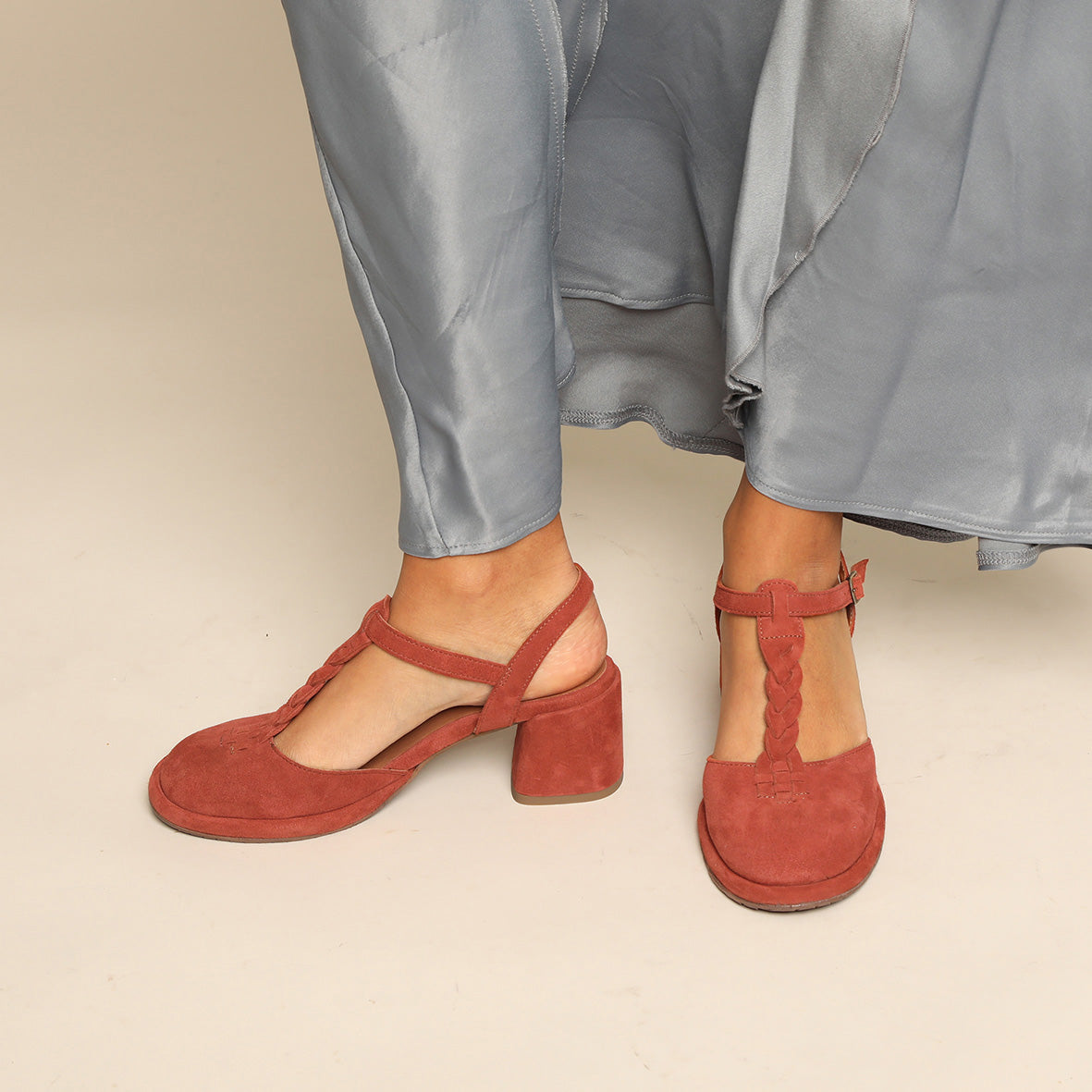 Milly Rust Mid Shoe by Esska