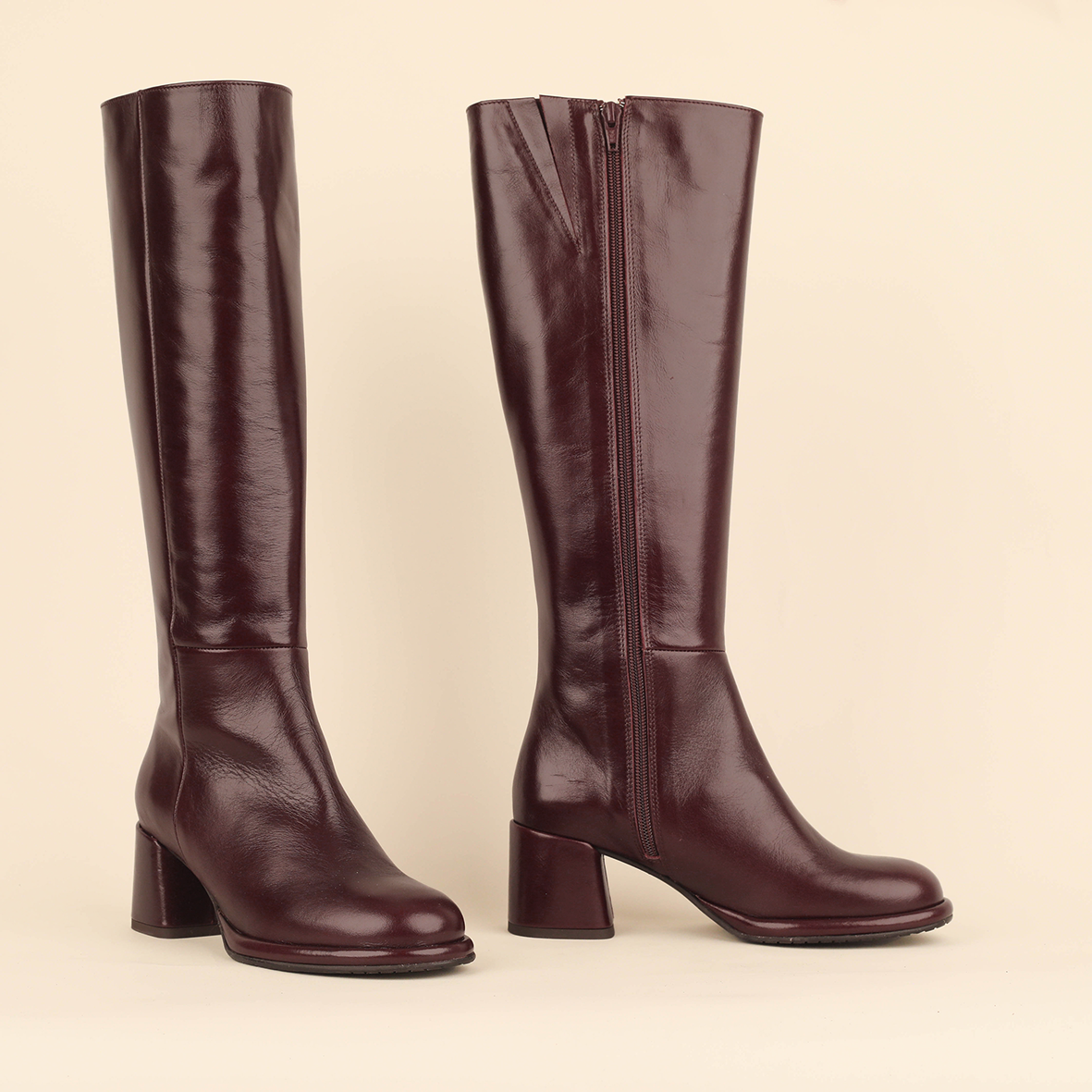 Margot Bordeaux Mid Boot by Esska