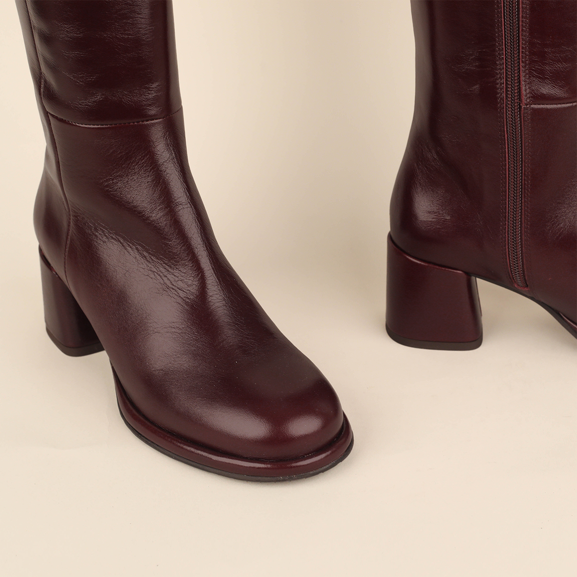 Margot Bordeaux Mid Boot by Esska