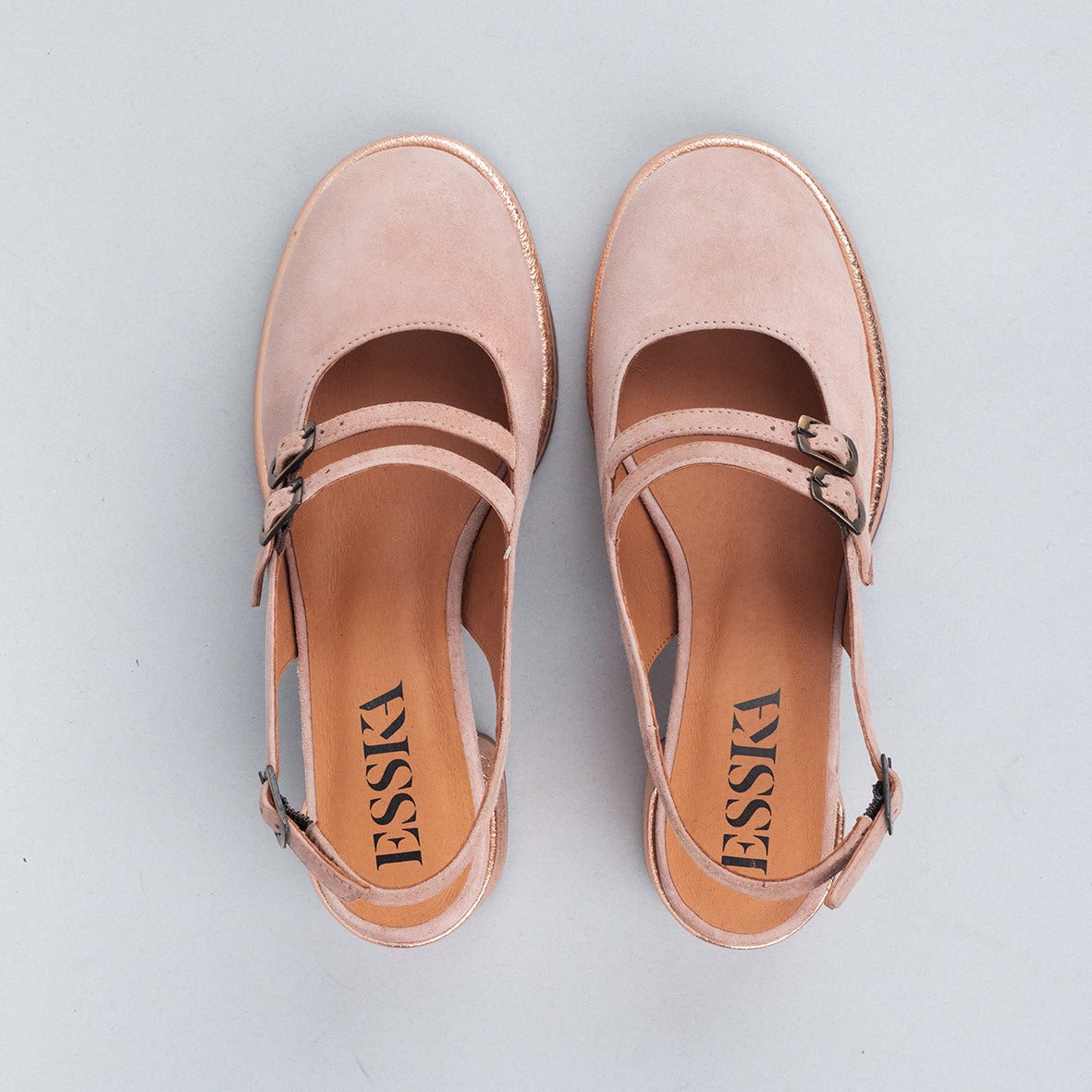Melody Light Dusty Pink Mid Shoe by Esska