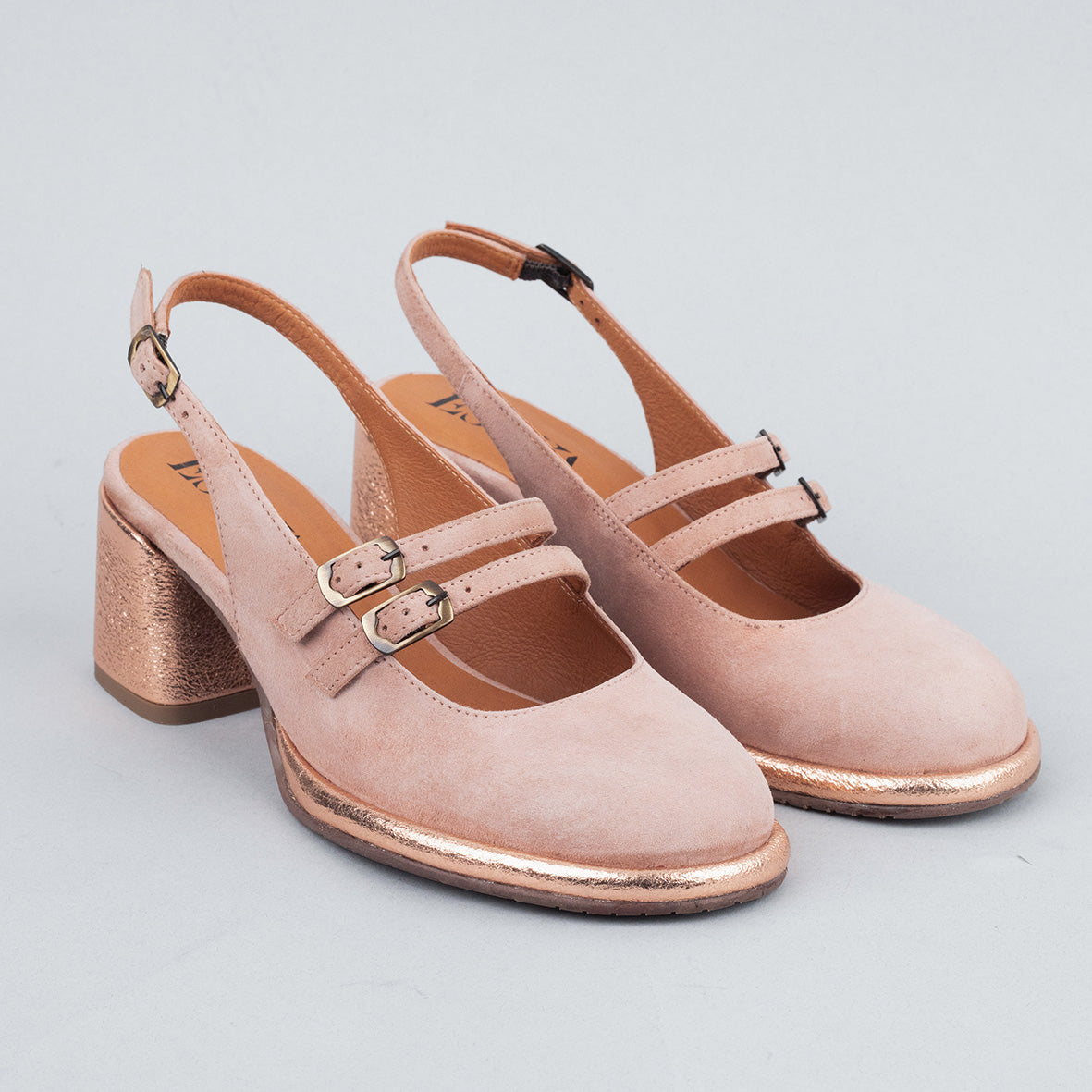 Melody Light Dusty Pink Mid Shoe by Esska
