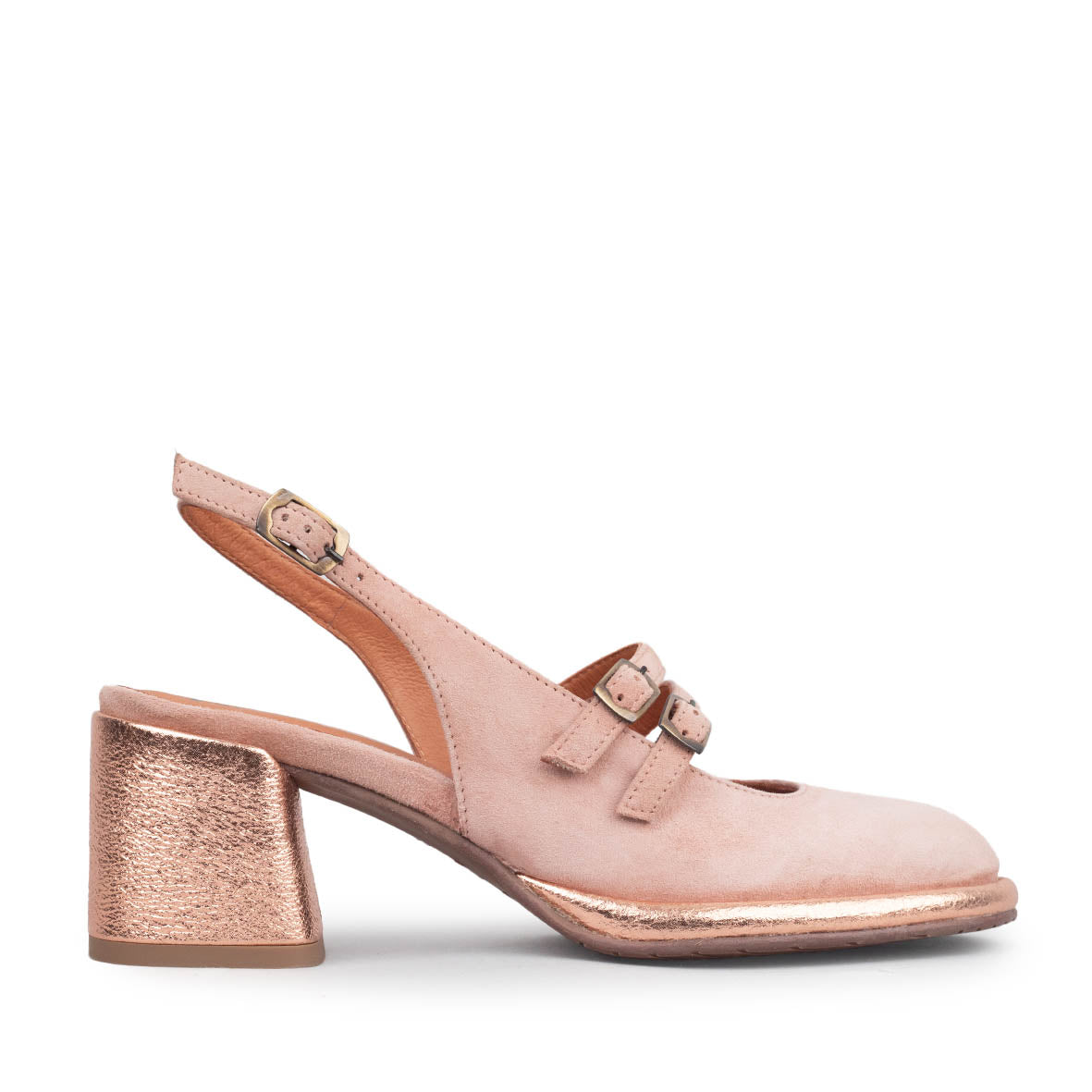 Melody Light Dusty Pink Mid Shoe by Esska