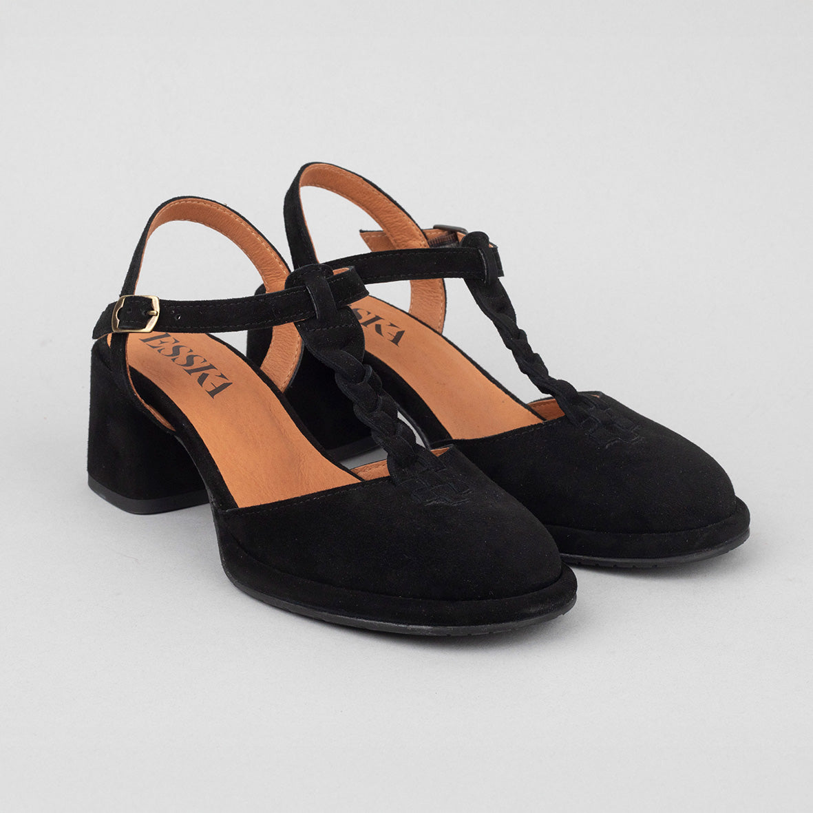 Milly Black Mid Shoe by Esska