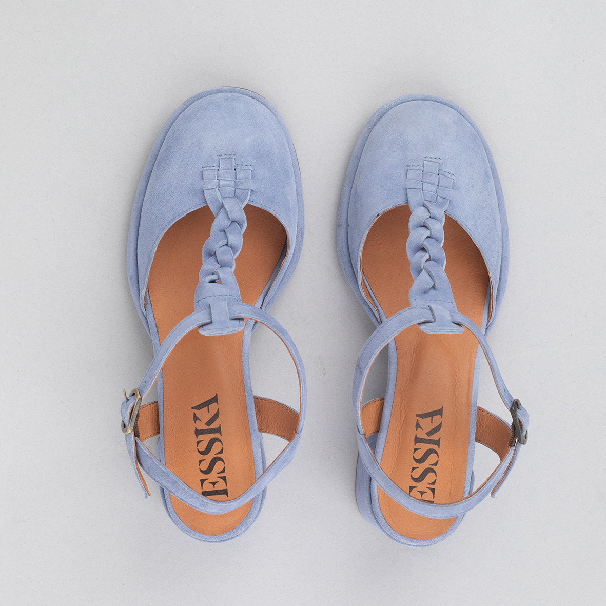 Milly Blue Mid Shoe by Esska