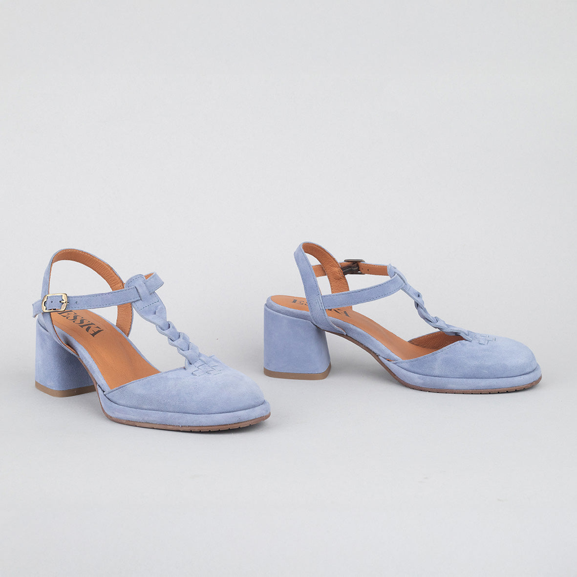 Milly Blue Mid Shoe by Esska