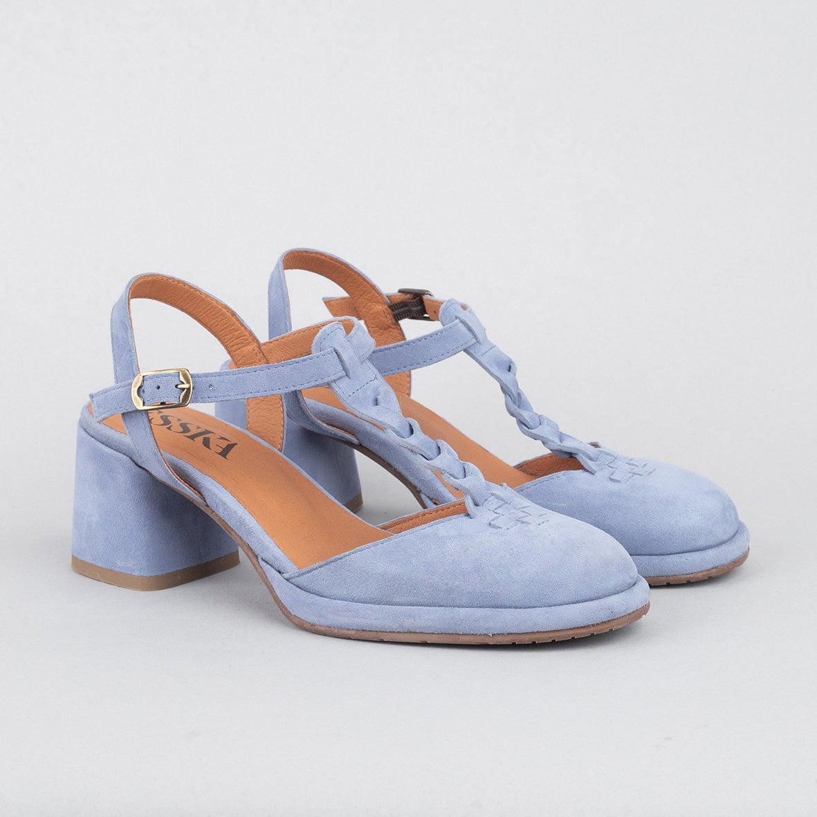 Milly Blue Mid Shoe by Esska