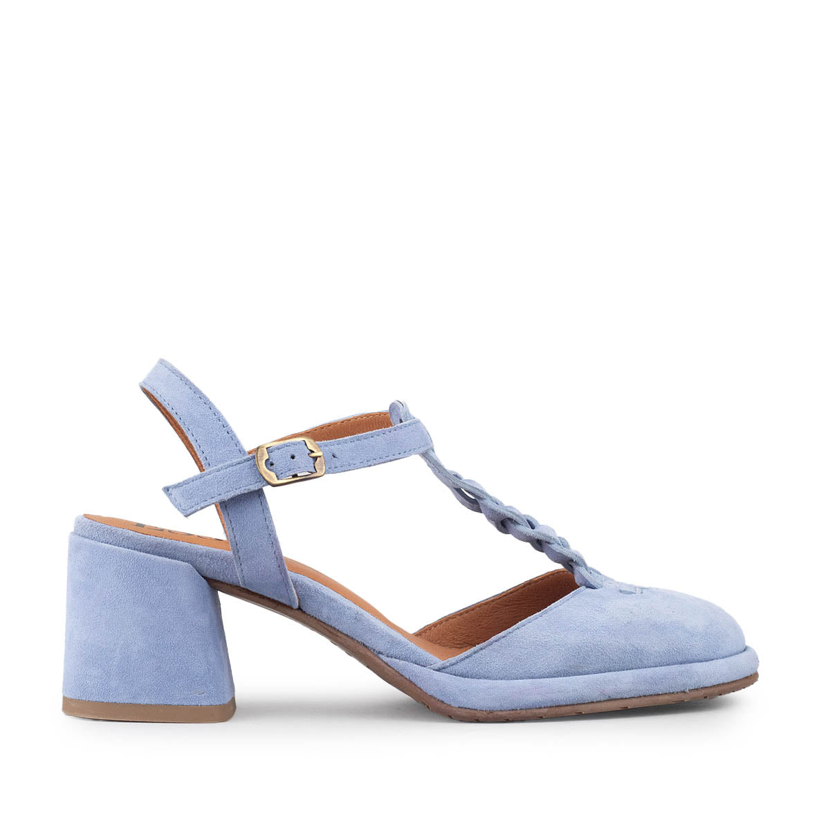 Milly Blue Mid Shoe by Esska